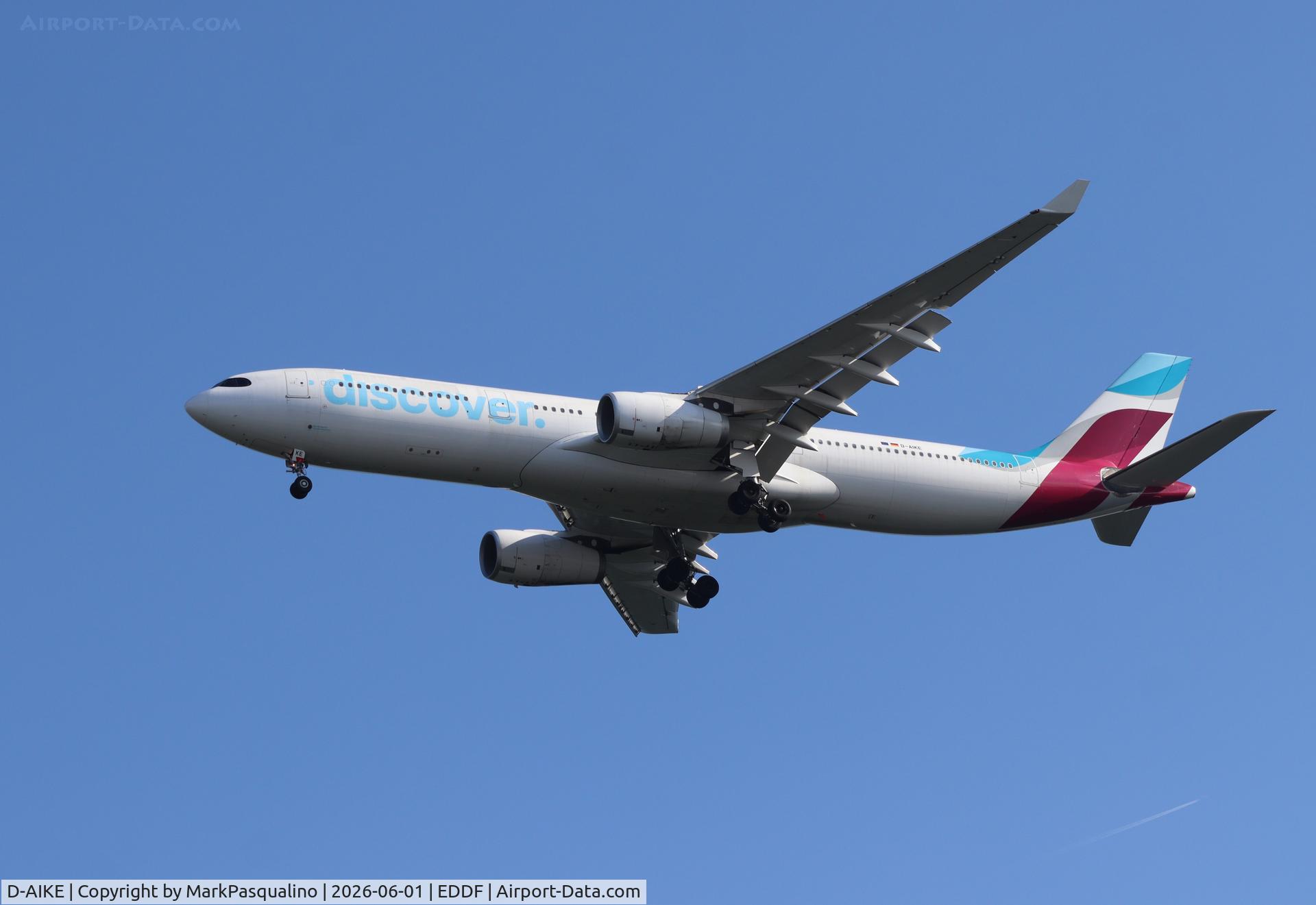 D-AIKE, 2004 Airbus A330-343X, c/n 636, Airbus A330-343X