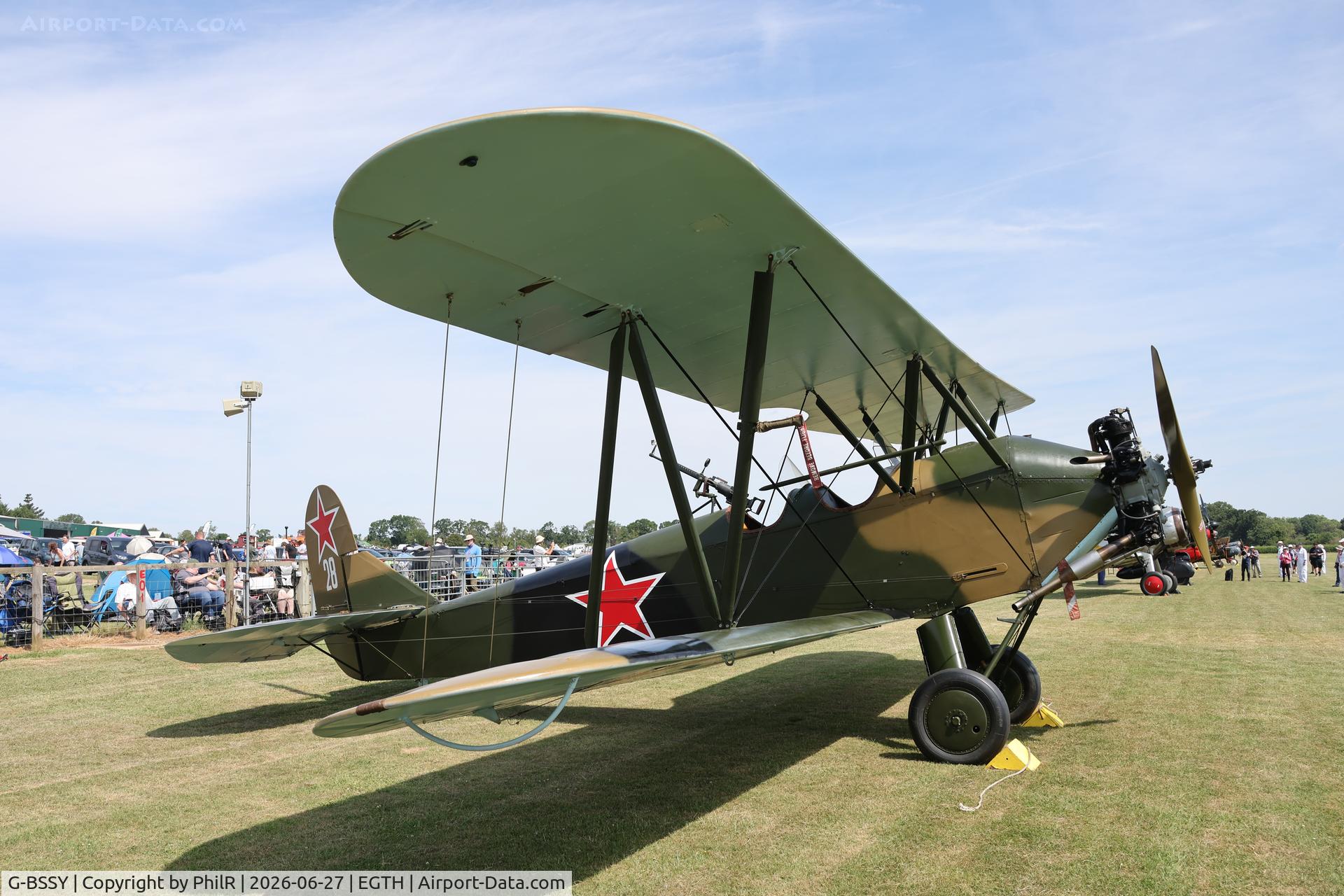 G-BSSY, 1944 Polikarpov Po-2, c/n 0094, 28 (G-BSSY) 1944 Polokarpov Po-2 Old Warden 
