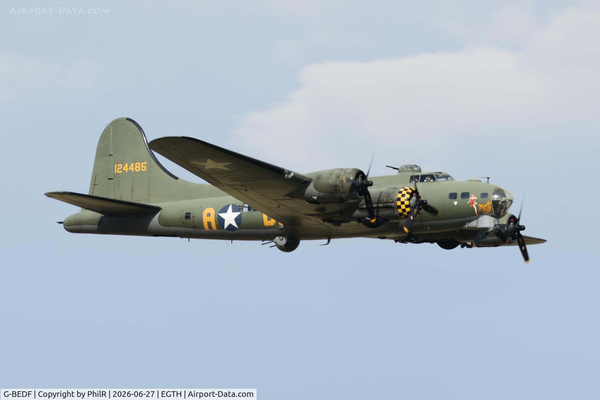 G-BEDF, 1944 Boeing B-17G Flying Fortress, c/n 8693, 124485 (44-85784 G-BEDF) 1944 B-17G 'Sally B' Old Warden 
