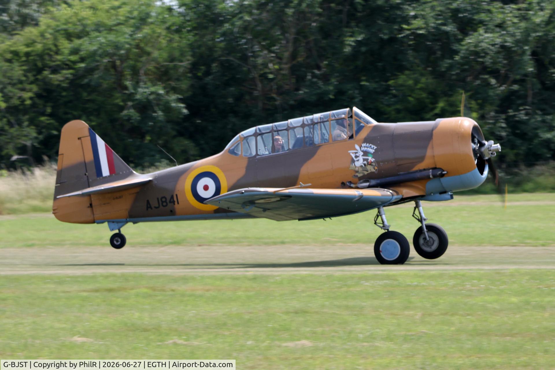 G-BJST, 1953 Canadian Car & Foundry T-6H Harvard Mk.4M, c/n 14A-2429, 'AJ841' (MM53795, G-BJST) 1953 Canadian Car & Foundry (CCF)  T-6J Texan Old Warden 