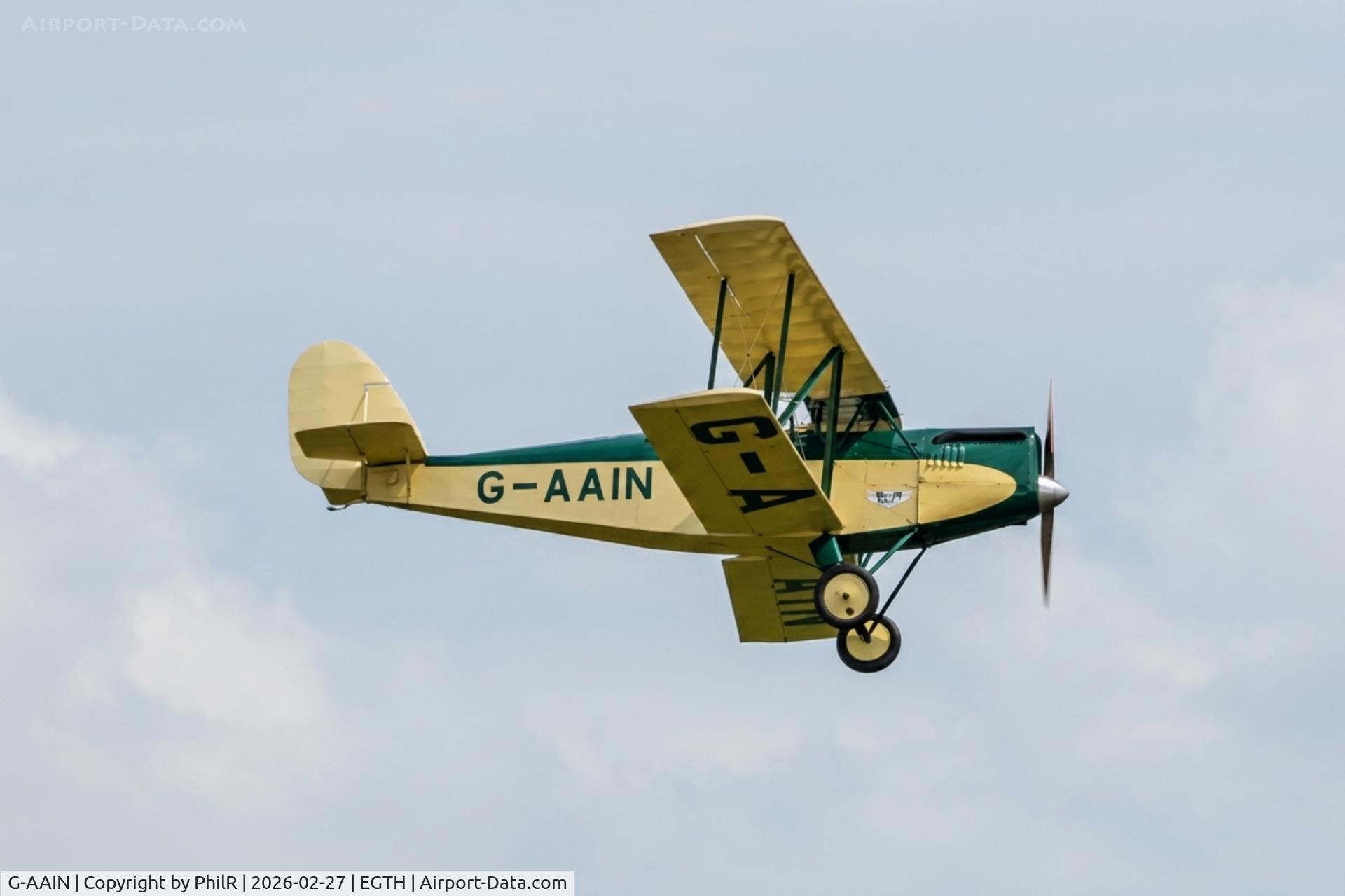 G-AAIN, 1934 Parnall Elf II, c/n J.6, G-AAIN 1932 Parnall Elf ll Old Warden 