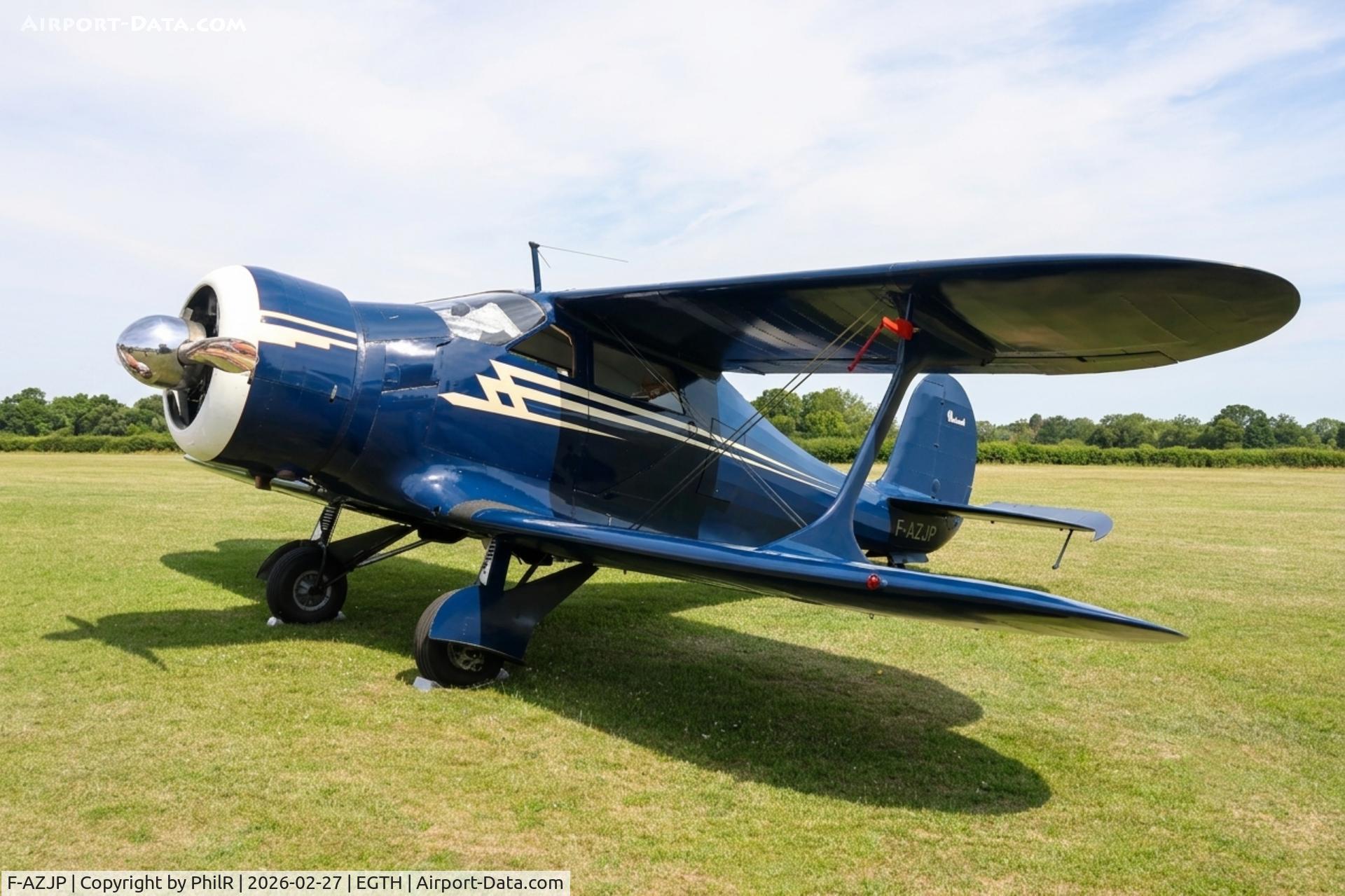F-AZJP, 1944 Beech D17S Staggerwing, c/n 6738, F-AZJP 1944 Beechcraft D17S Staggerwing Old Warden
