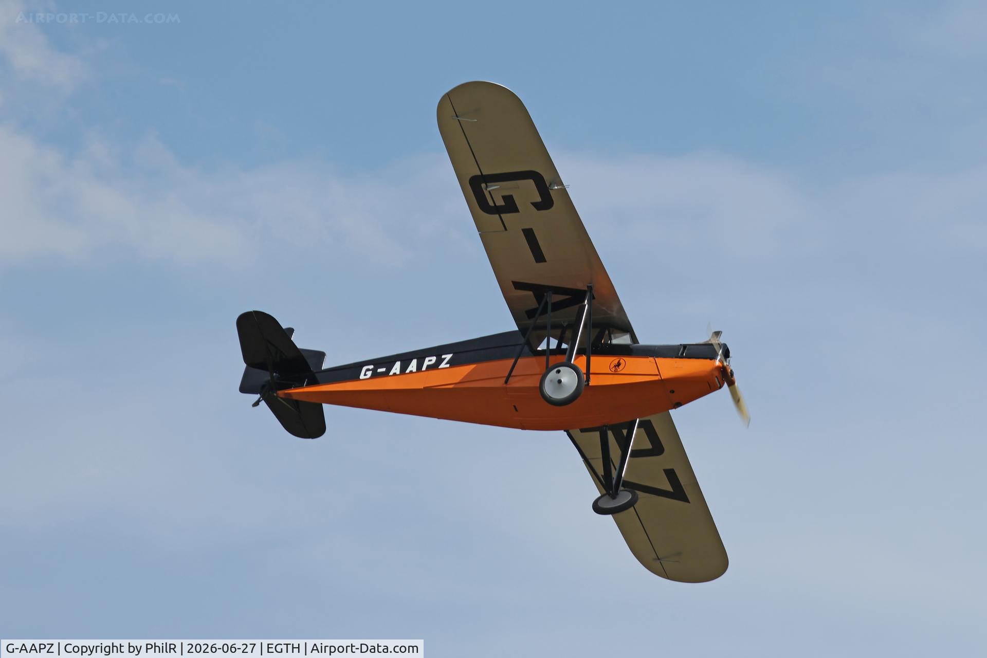G-AAPZ, 1930 Desoutter MKI, c/n D.25, G-AAPZ 1930 Desoutter Mk l Old Warden 