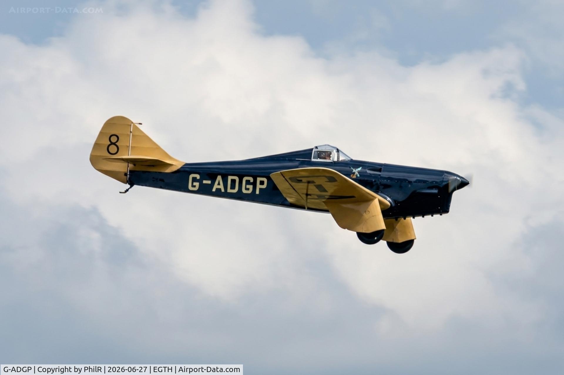 G-ADGP, 1935 Miles M.2L Hawk Speed Six, c/n 160, G-ADGP 1935 Miles M.2L Hawk Speed Six Old Warden 
