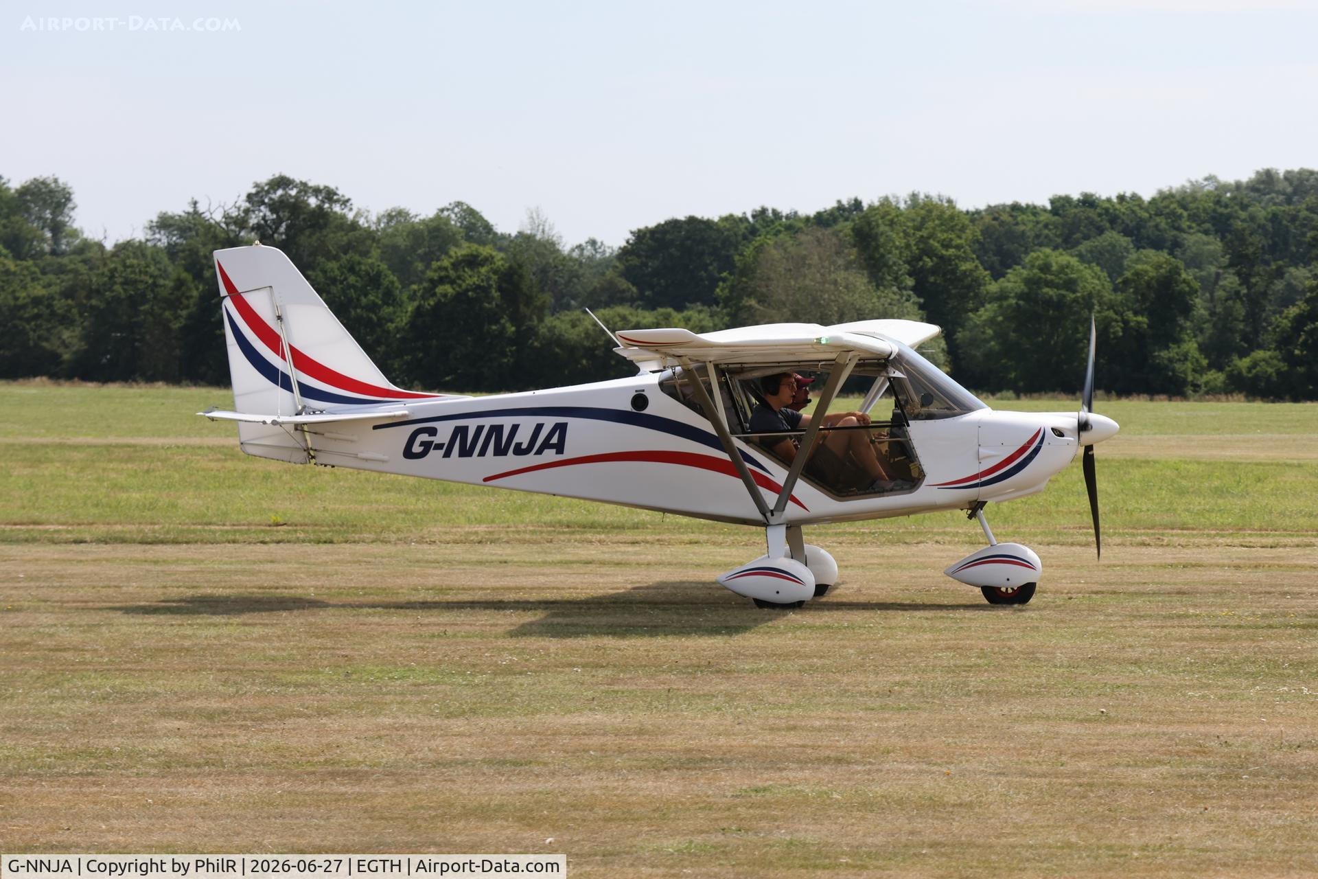 G-NNJA, 2021 BESTOFF Skyranger Nynja, c/n 315-8, G-NNJA 2021 Flylight Airsports Ltd Skyranger Nynja Old Warden 
