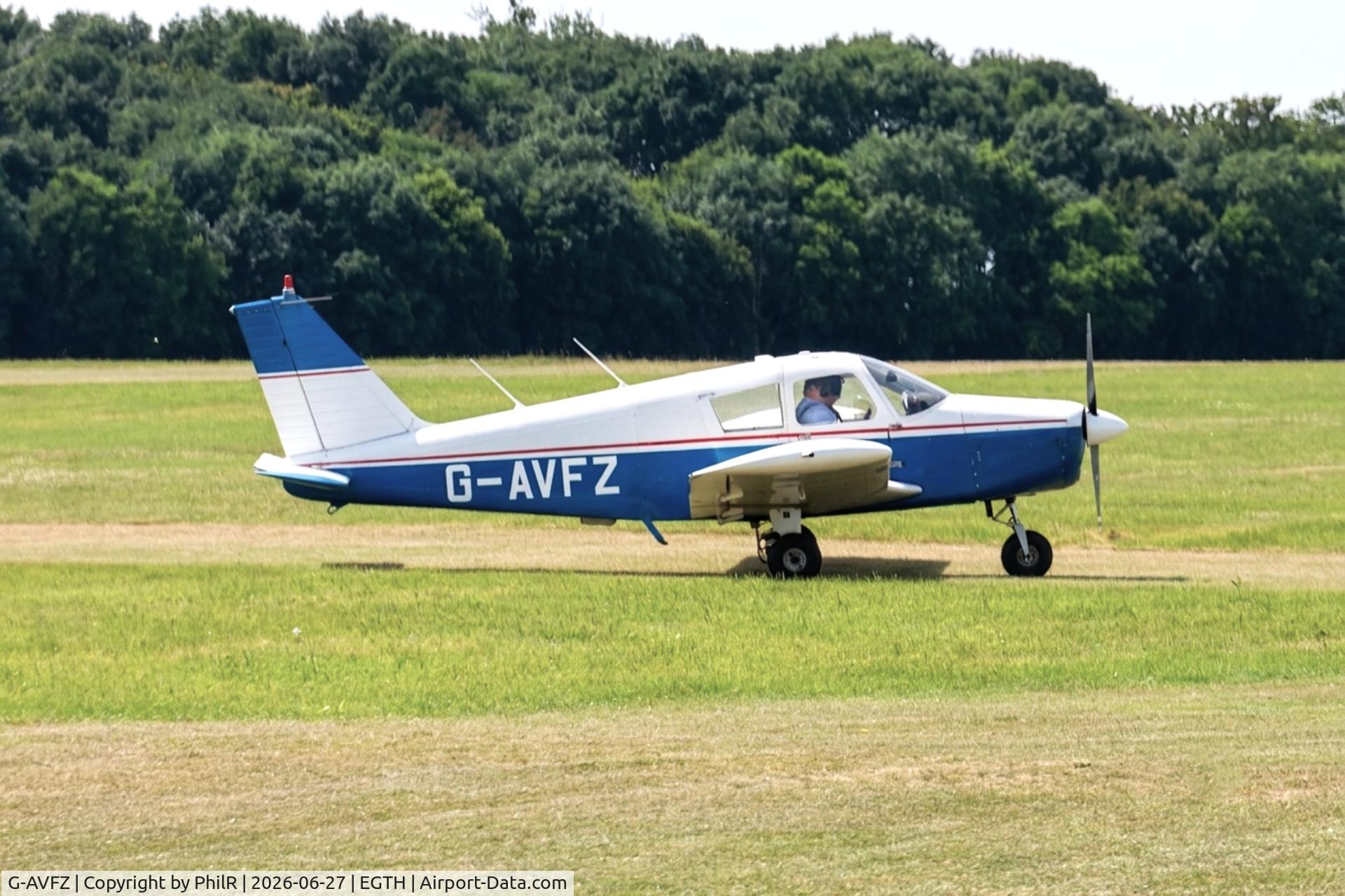 G-AVFZ, 1967 Piper PA-28-140 Cherokee, c/n 28-22767, G-AVFZ 1967 Piper PA-28-140 Cherokee Old Warden 
