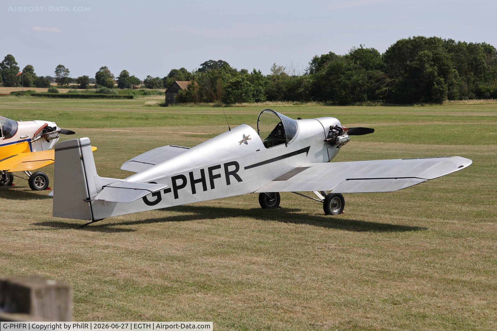 G-PHFR, 1955 Druine D.31 Turbulent, c/n 201, G-PHFR 1955 Rollason Druine D.31 Turbulent Old Warden
