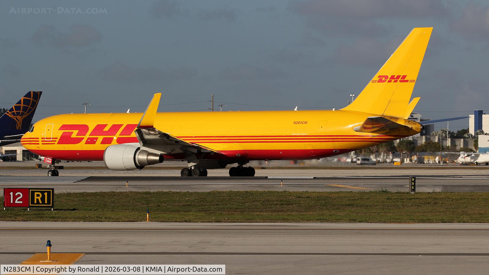 N283CM, 2011 Boeing 767-381/ER, c/n 40566 l/n 998, at mia