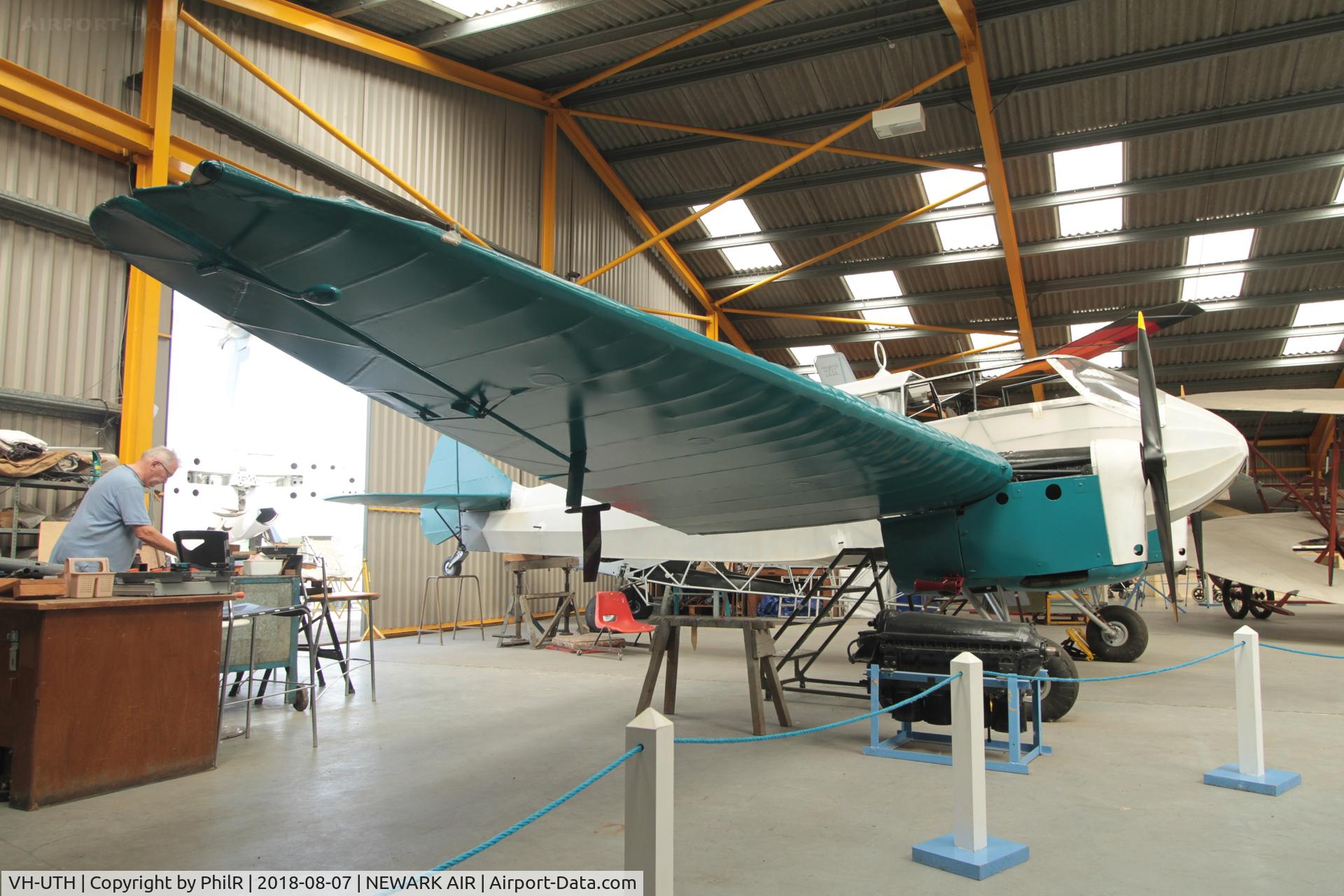 VH-UTH, 1935 General Aircraft Monospar ST-12, c/n ST12/36, VH-UTH 1935 General Aircraft Monospar ST12 Newark Air Museum 