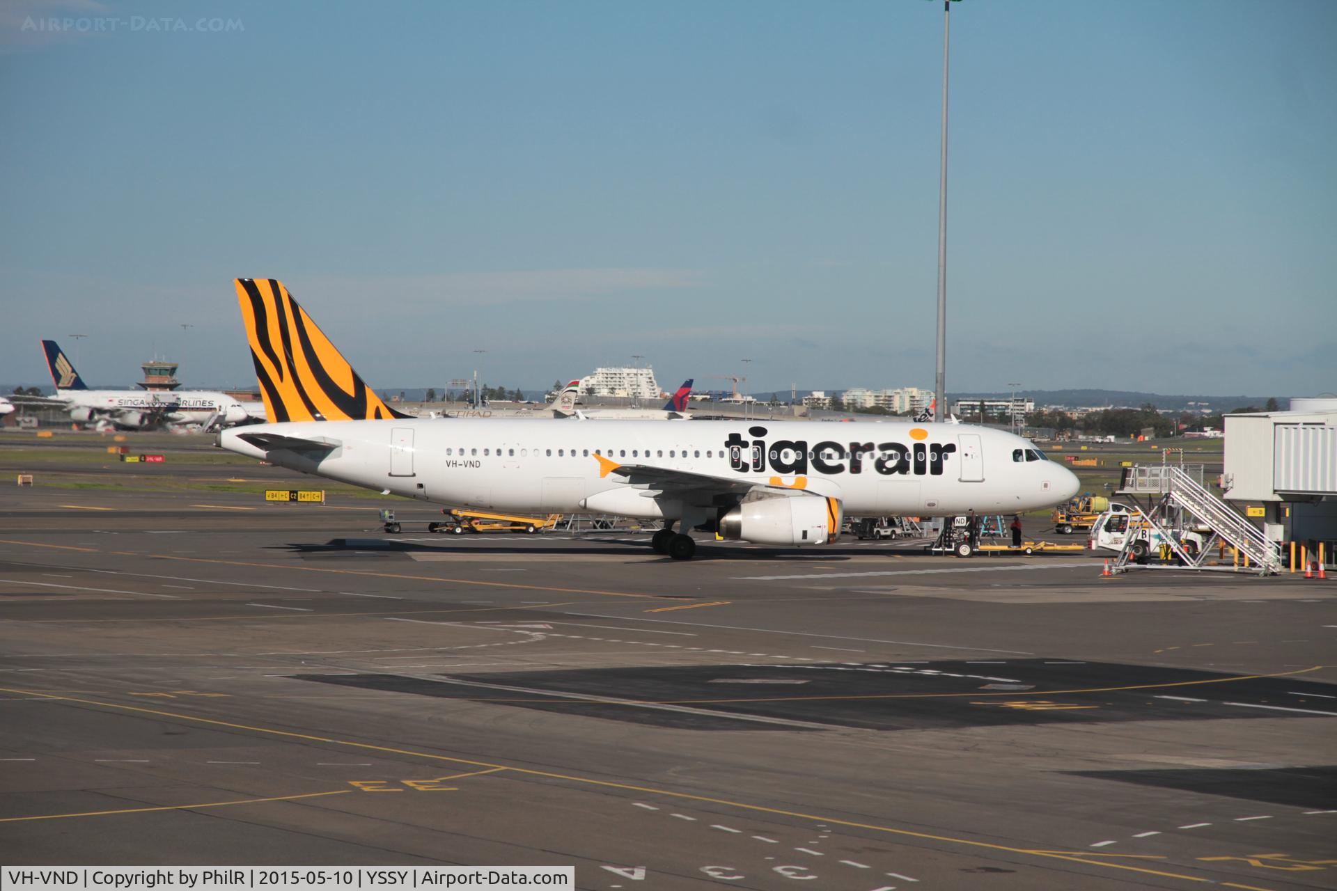 VH-VND, 2007 Airbus A320-232, c/n 3296, VH-VND 2007 A320-200 Tigerair 
