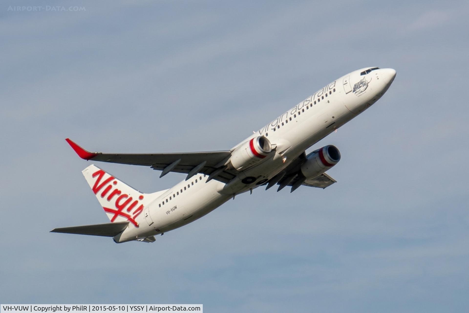 VH-VUW, 2010 Boeing 737-8KG, c/n 39449, VH-VUW 2010 B737-800 Virgin Australia SYD