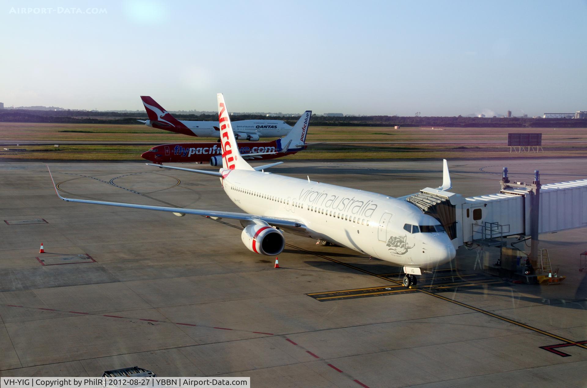 VH-YIG, 2012 Boeing 737-8FE, c/n 38711 l/n 3921, VH-YIG 2012 B737-800 Virgin Australia BNE 