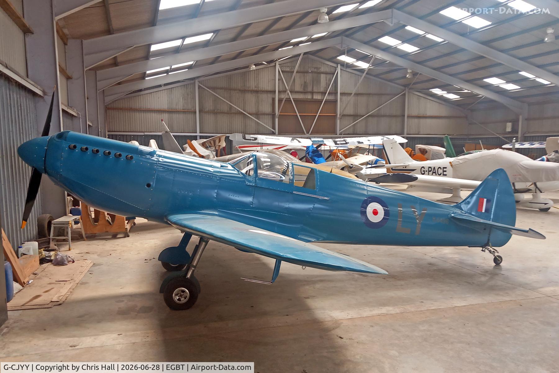 G-CJYY, 2017 Supermarine Aircraft Spitfire Mk.26, c/n PFA 324-14683, Turweston 28/06/26