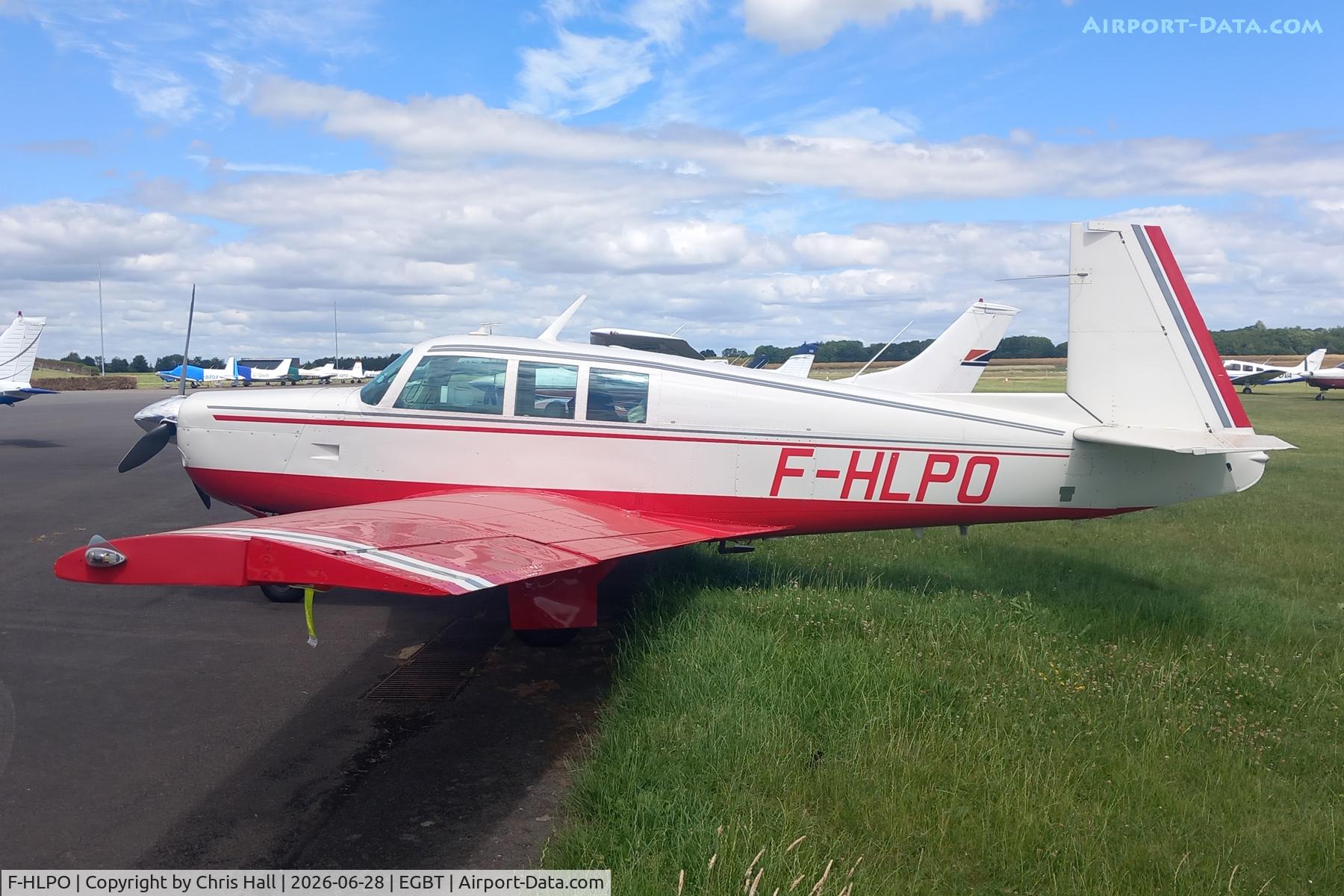 F-HLPO, Mooney M-20F Executive, c/n 670327, Turweston 28/06/26