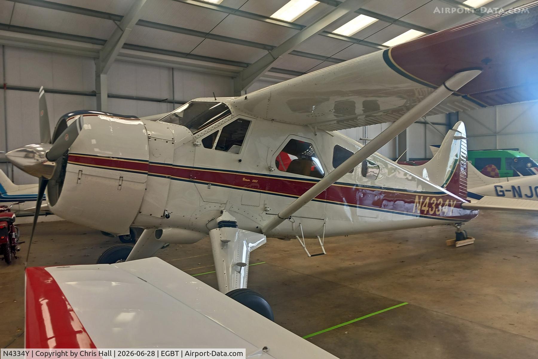N4334Y, 1959 De Havilland Canada DHC-2 Beaver Mk.I (L20A), c/n 1401, Turweston 28/06/26