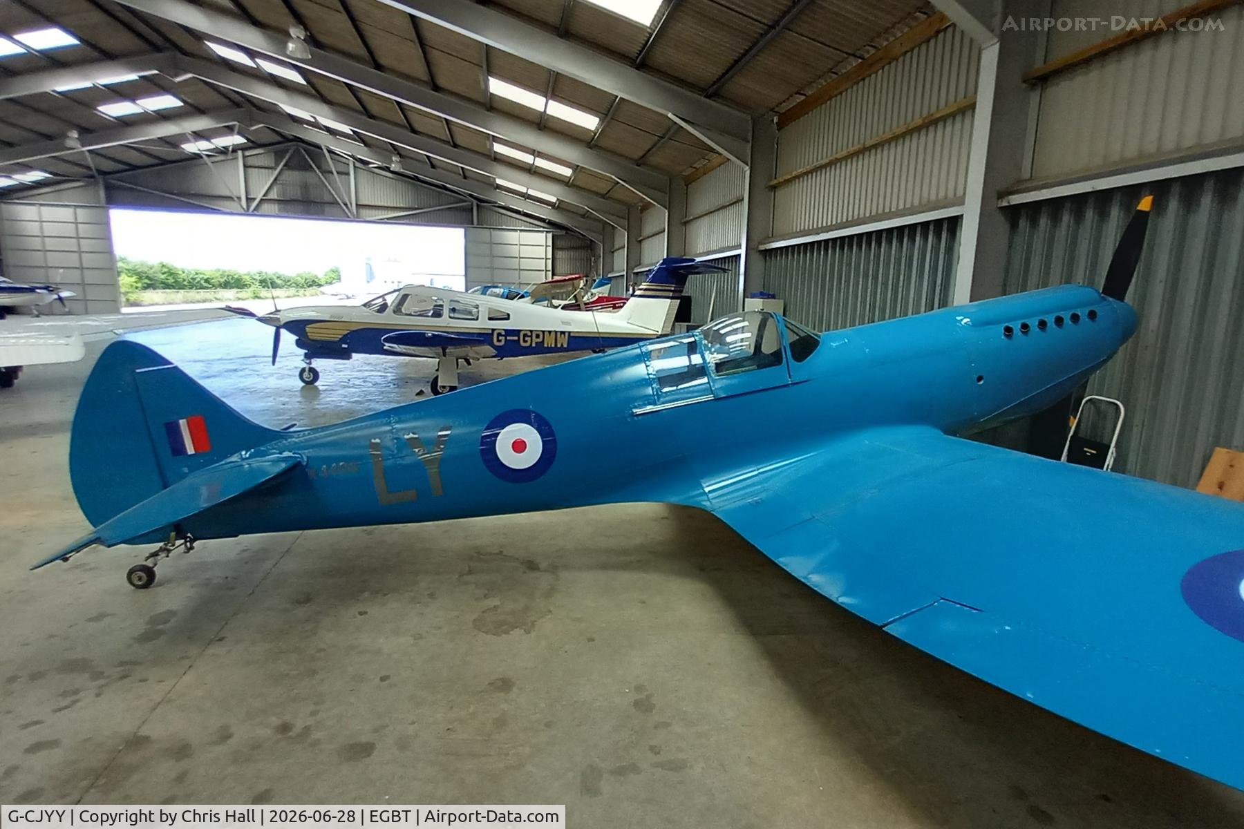 G-CJYY, 2017 Supermarine Aircraft Spitfire Mk.26, c/n PFA 324-14683, Turweston 28/06/26