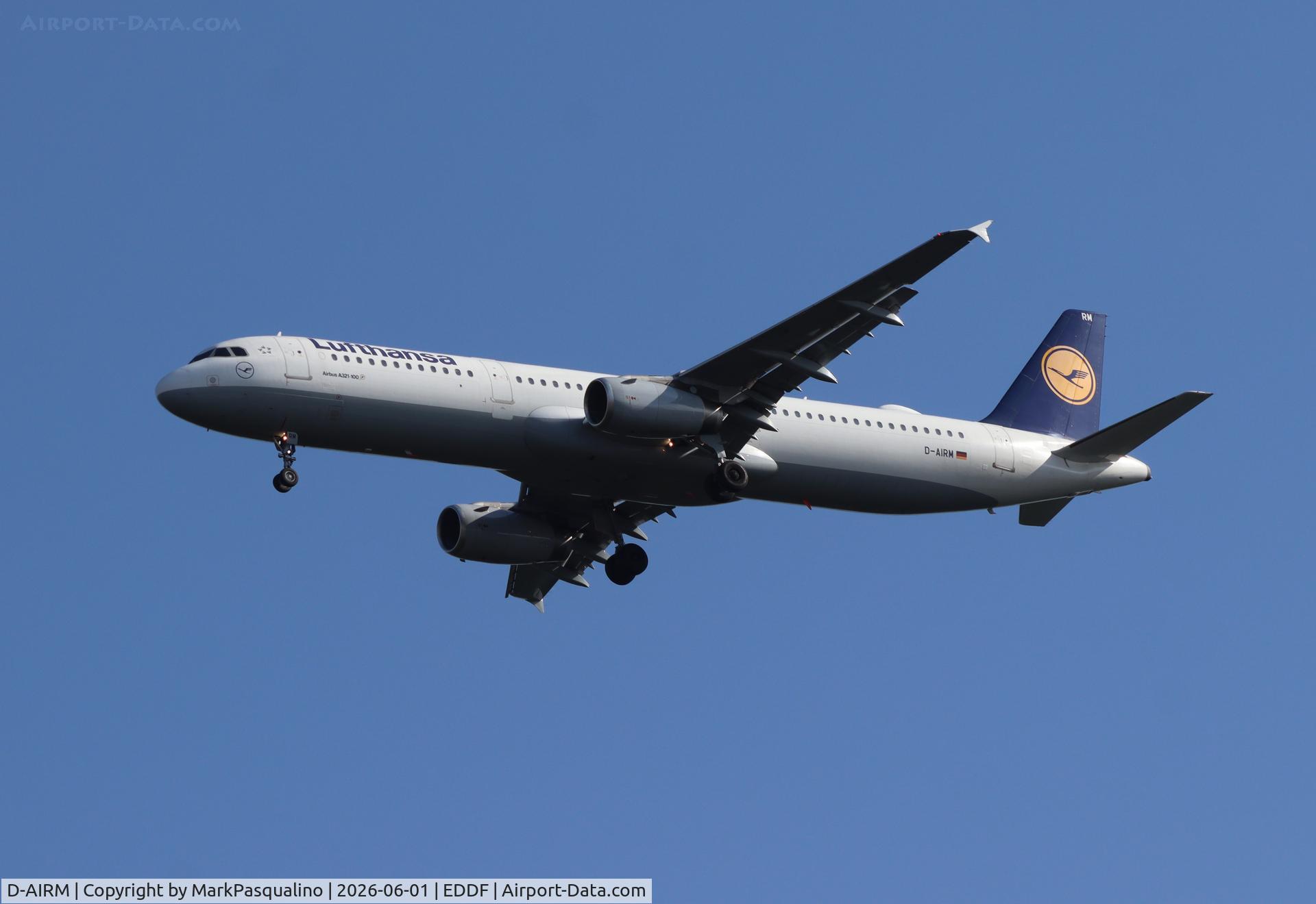 D-AIRM, 1994 Airbus A321-131, c/n 0518, Airbus A321-131