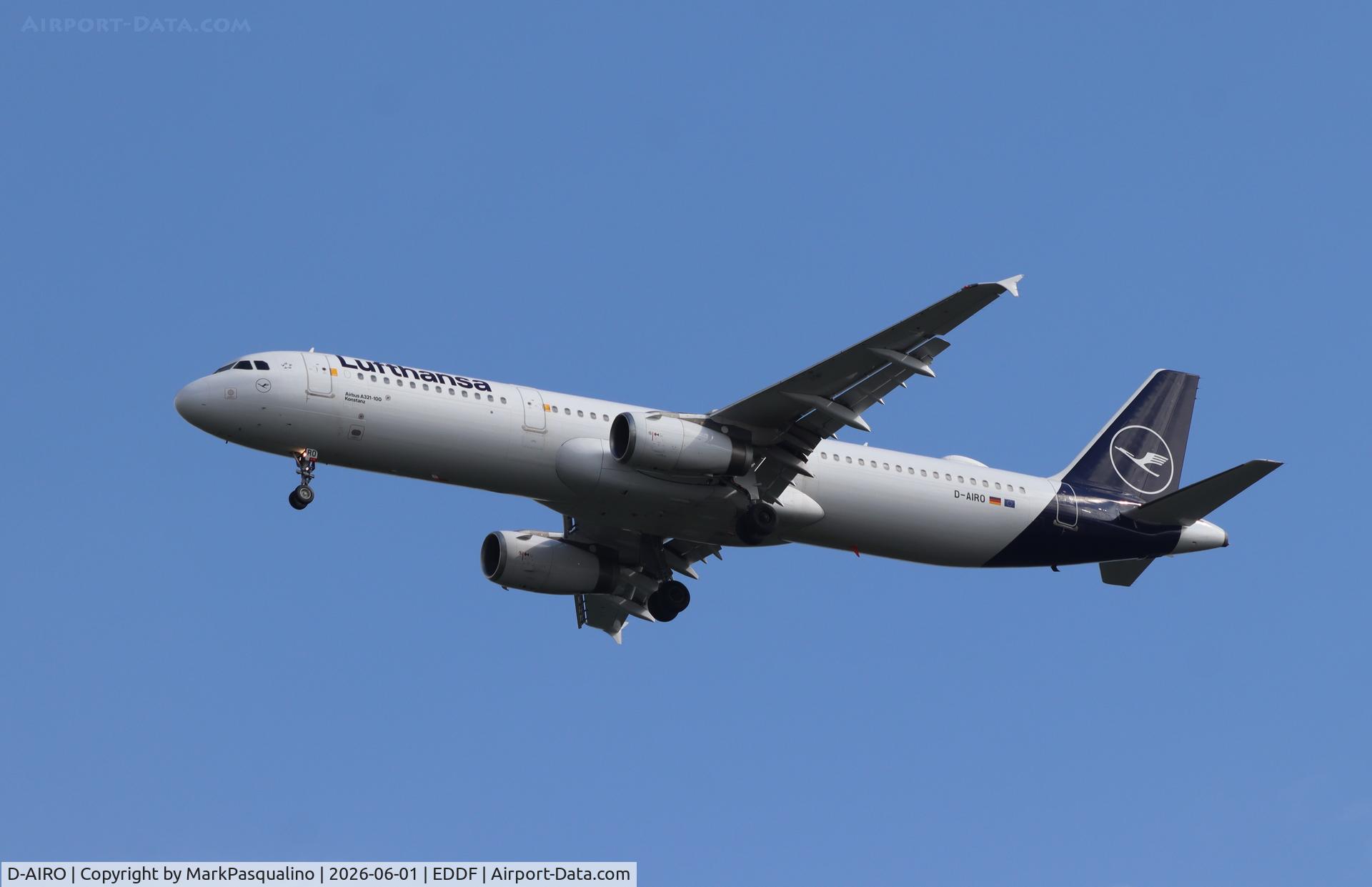 D-AIRO, 1995 Airbus A321-131, c/n 0563, Airbus A321-131