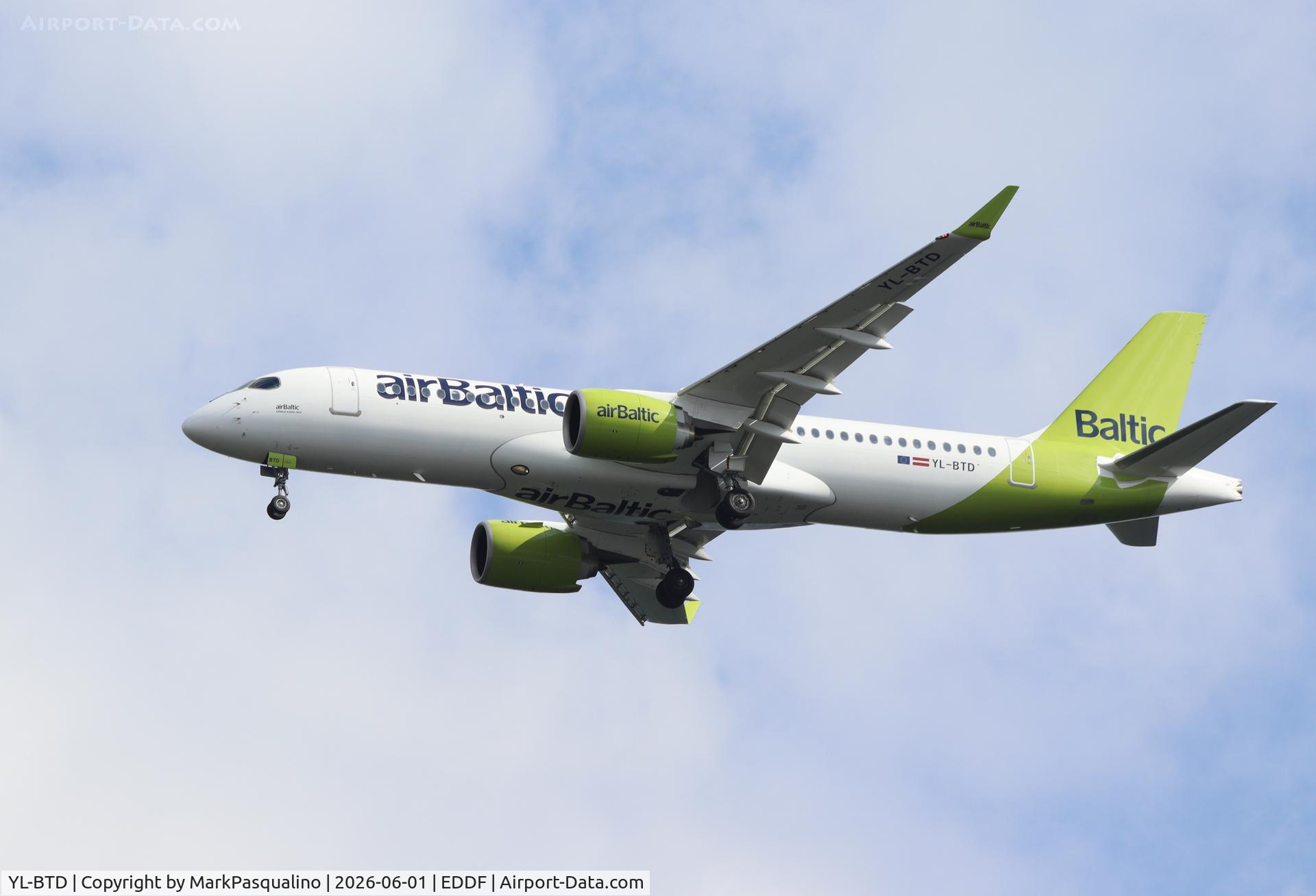 YL-BTD, Airbus A220-300, c/n 55426, Airbus A220-371