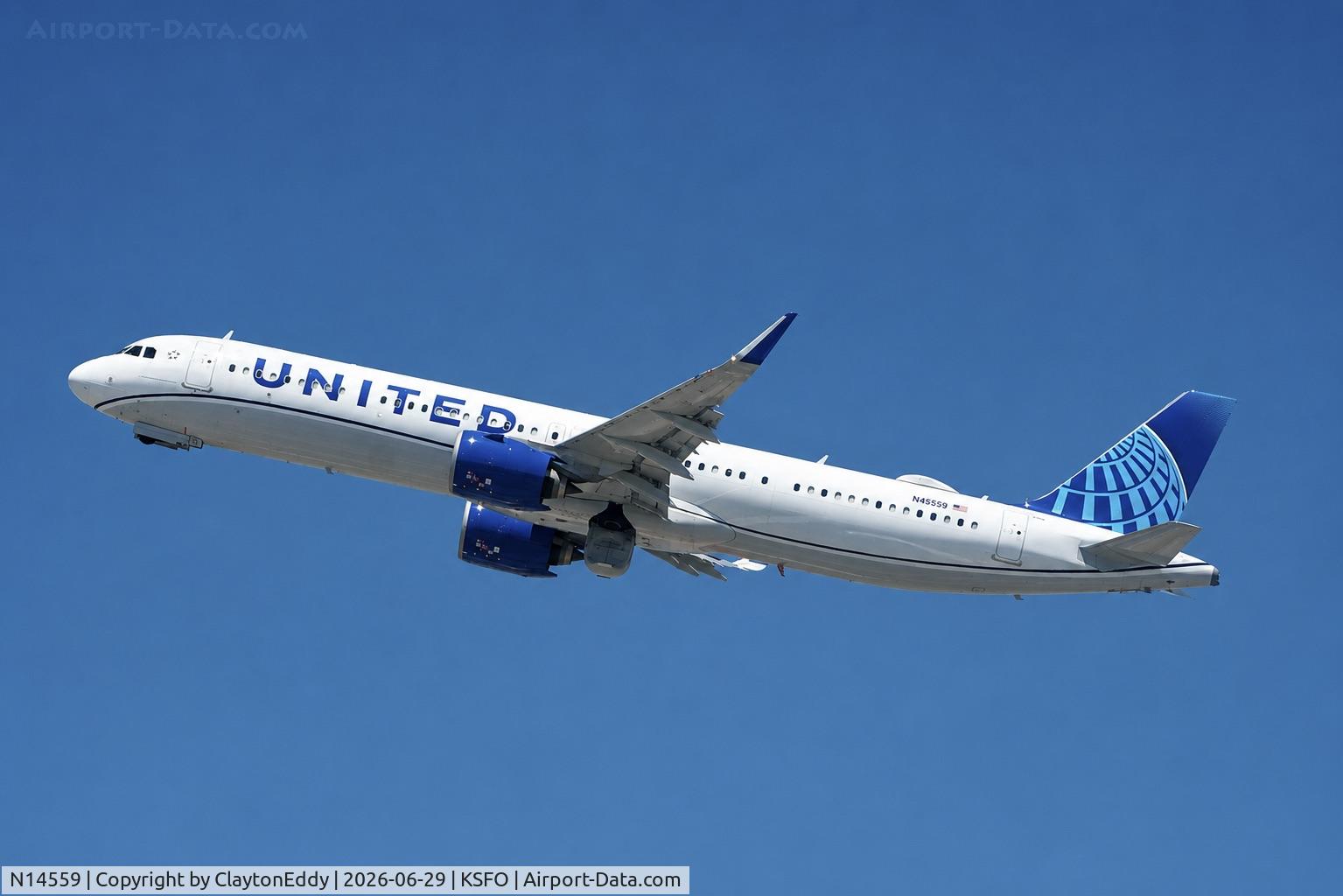 N14559, 2026 Airbus S A S A321-271NX NEO, c/n 13017, Sky Terrace SFO 2026.