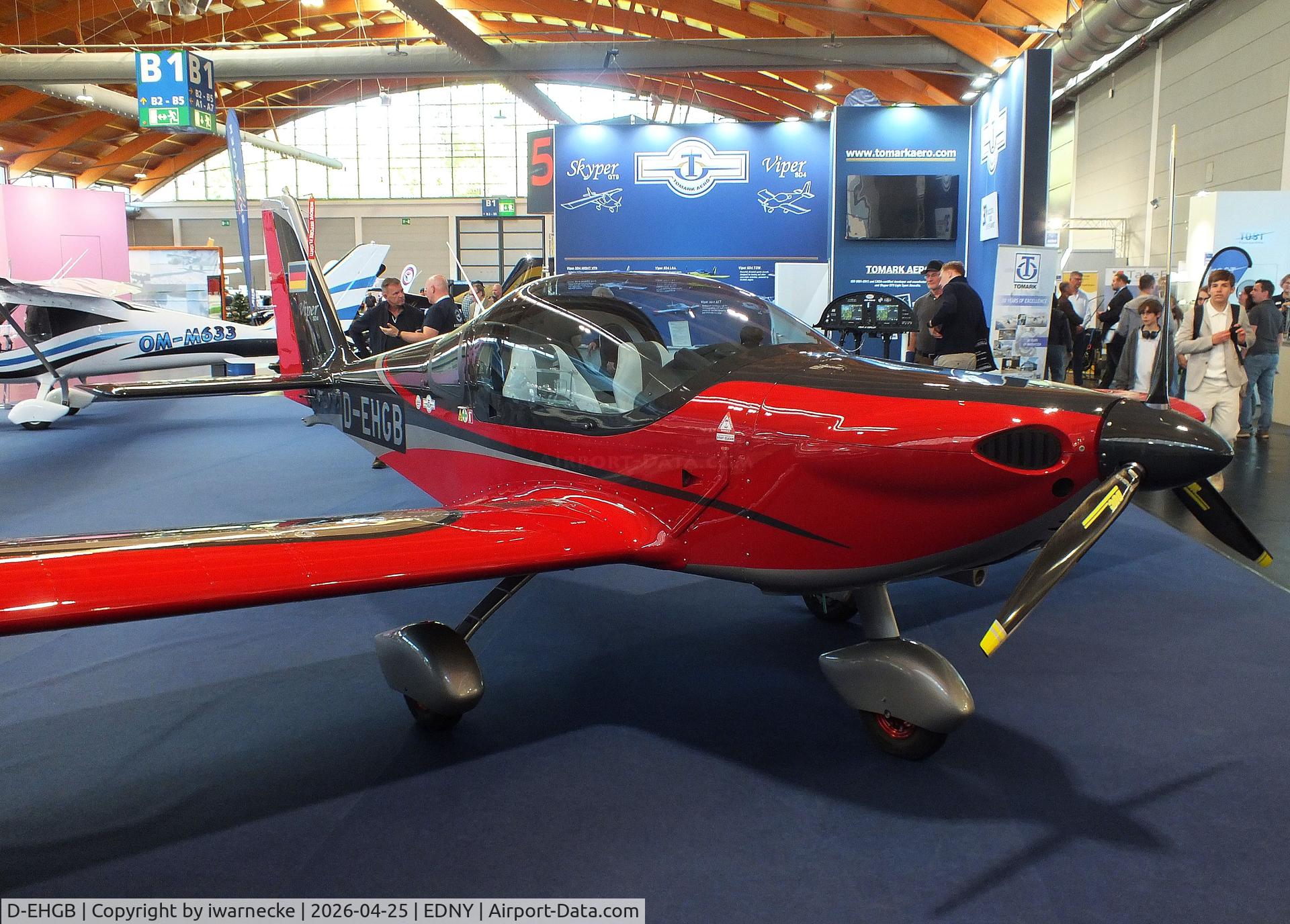 D-EHGB, 2026 Tomark Aero Viper SD-4 Night-VFR, c/n not found_D-EHGB, Tomark Aero Viper SD-4 Night-VFR at the AERO 2026, Friedrichshafen