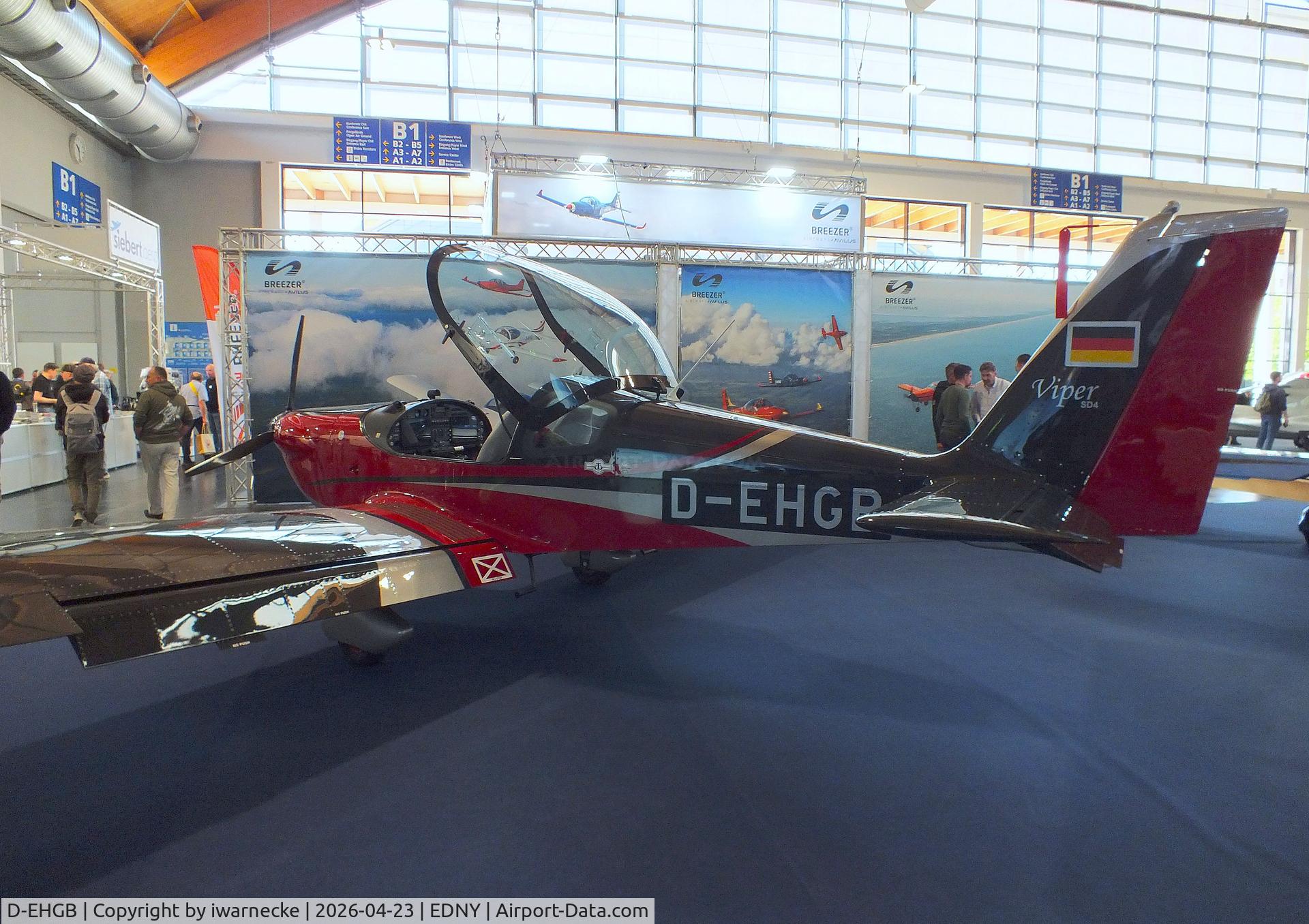 D-EHGB, 2026 Tomark Aero Viper SD-4 Night-VFR, c/n not found_D-EHGB, Tomark Aero Viper SD-4 Night-VFR at the AERO 2026, Friedrichshafen