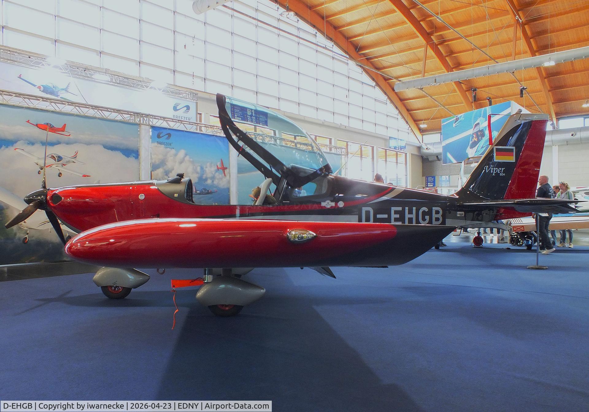 D-EHGB, 2026 Tomark Aero Viper SD-4 Night-VFR, c/n not found_D-EHGB, Tomark Aero Viper SD-4 Night-VFR at the AERO 2026, Friedrichshafen
