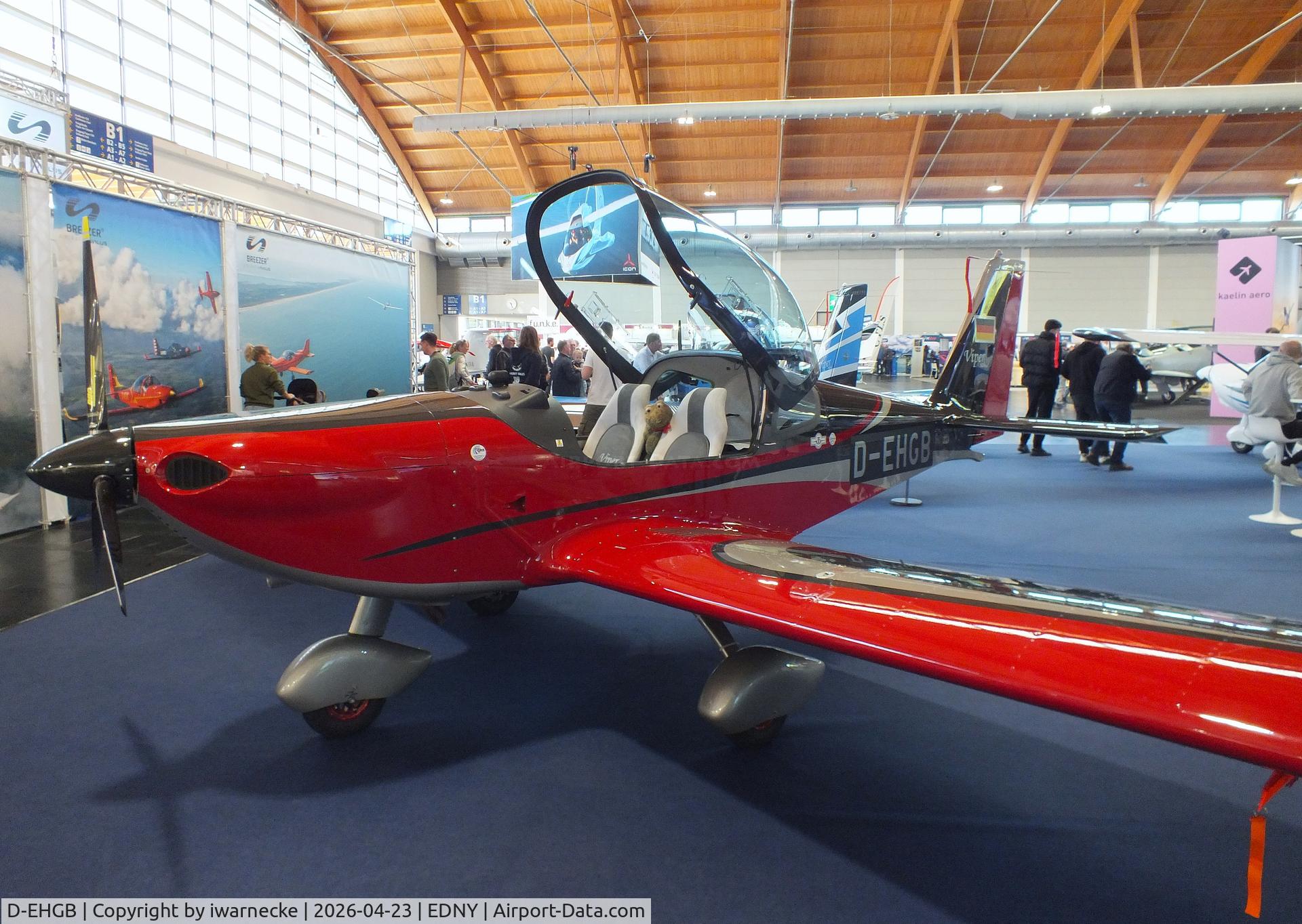 D-EHGB, 2026 Tomark Aero Viper SD-4 Night-VFR, c/n not found_D-EHGB, Tomark Aero Viper SD-4 Night-VFR at the AERO 2026, Friedrichshafen