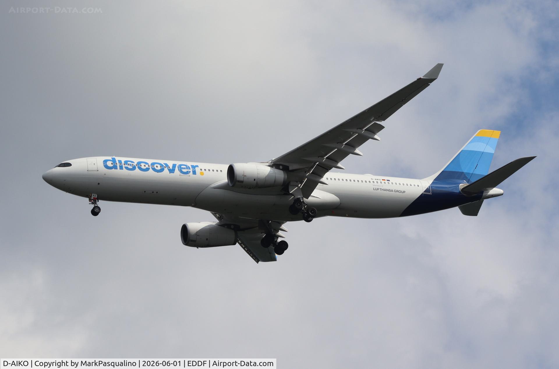 D-AIKO, 2009 Airbus A330-343X, c/n 989, Airbus A330-343X