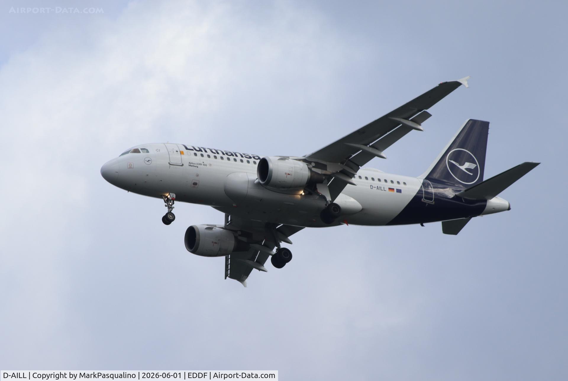 D-AILL, 1997 Airbus A319-114, c/n 689, Airbus A319-114