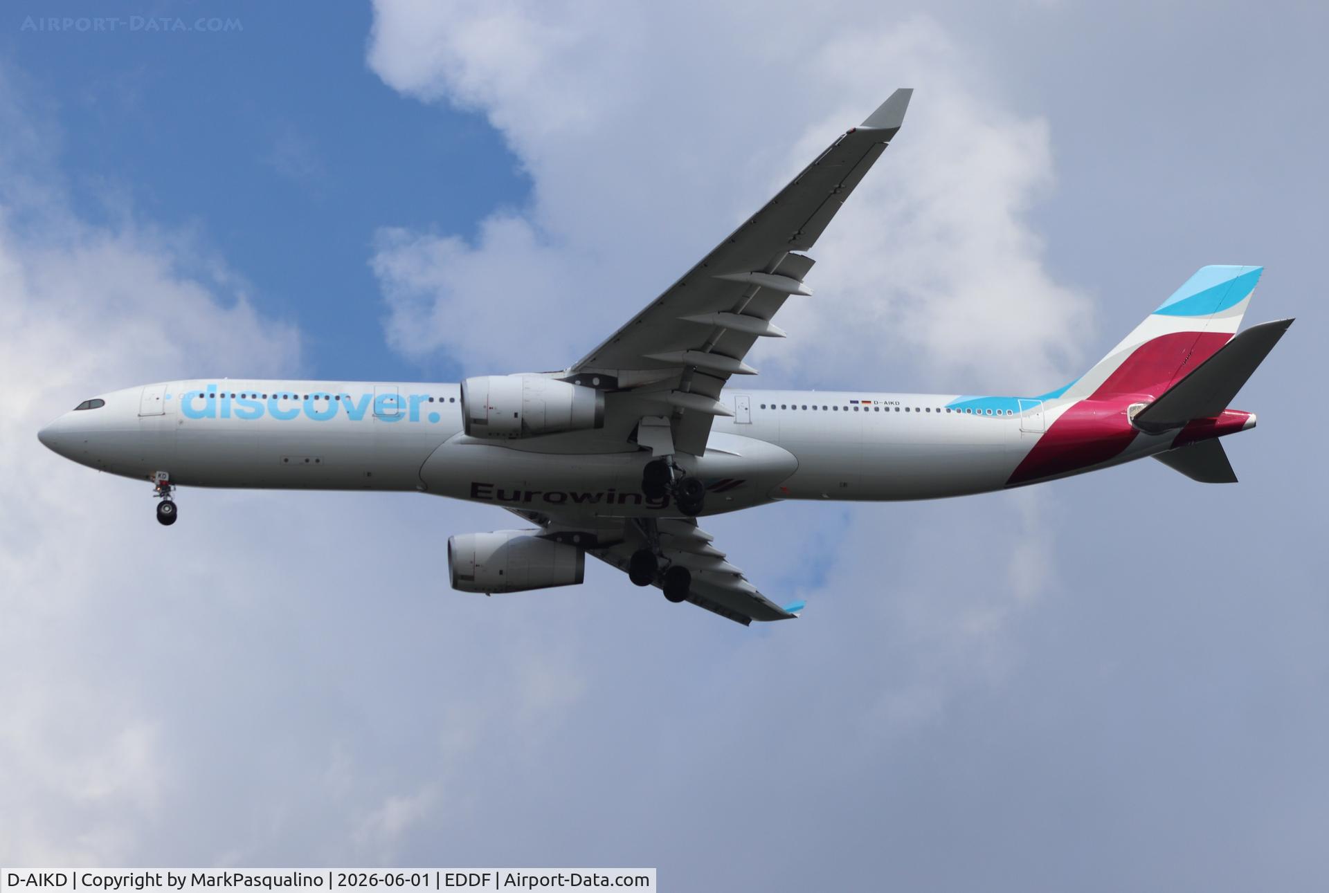 D-AIKD, 2004 Airbus A330-343X, c/n 629, Airbus A330-343X