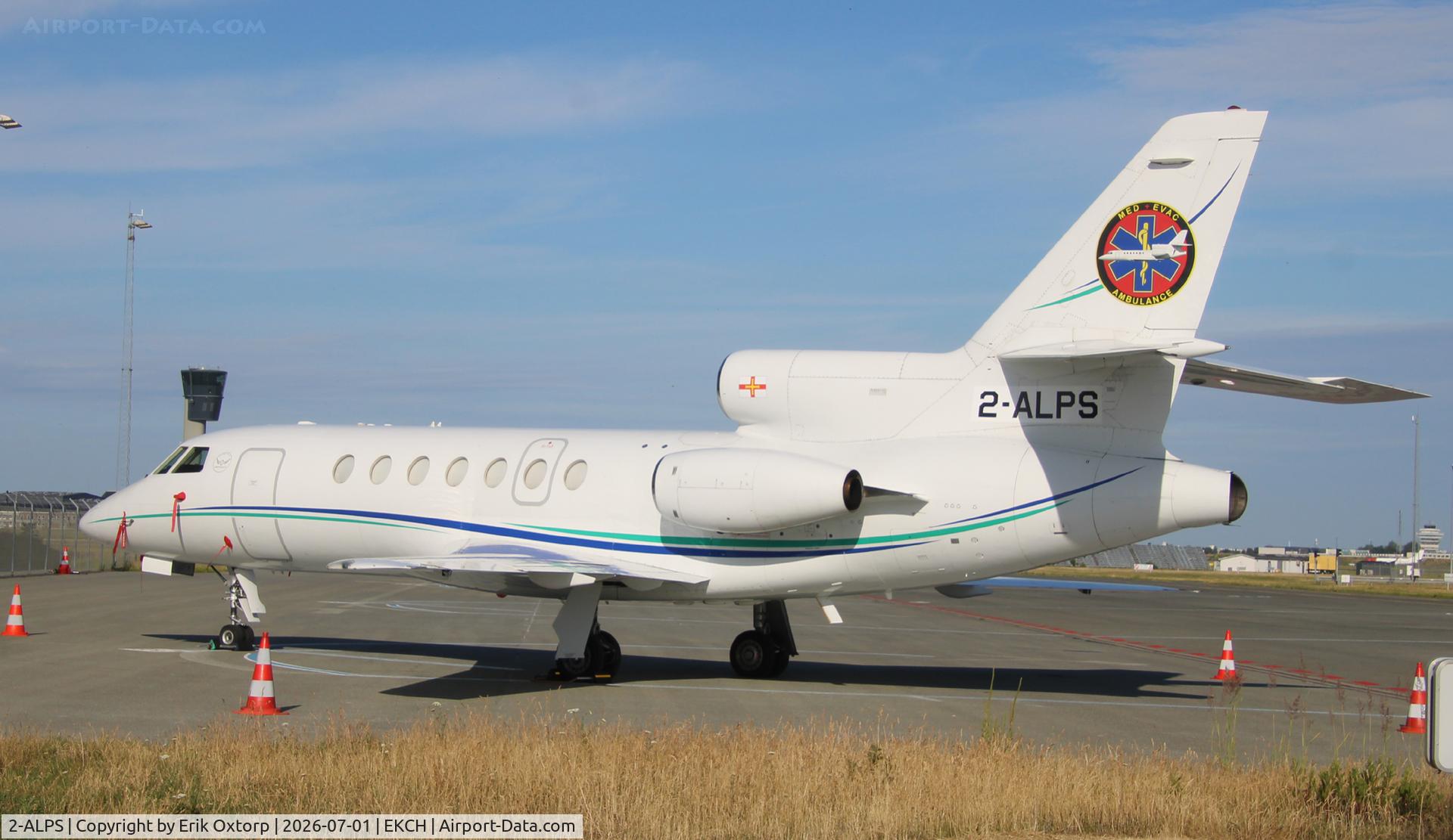 2-ALPS, 1980 Dassault (F+W Emmen) Falcon 50, c/n 000011, 2--ALPS in CPH