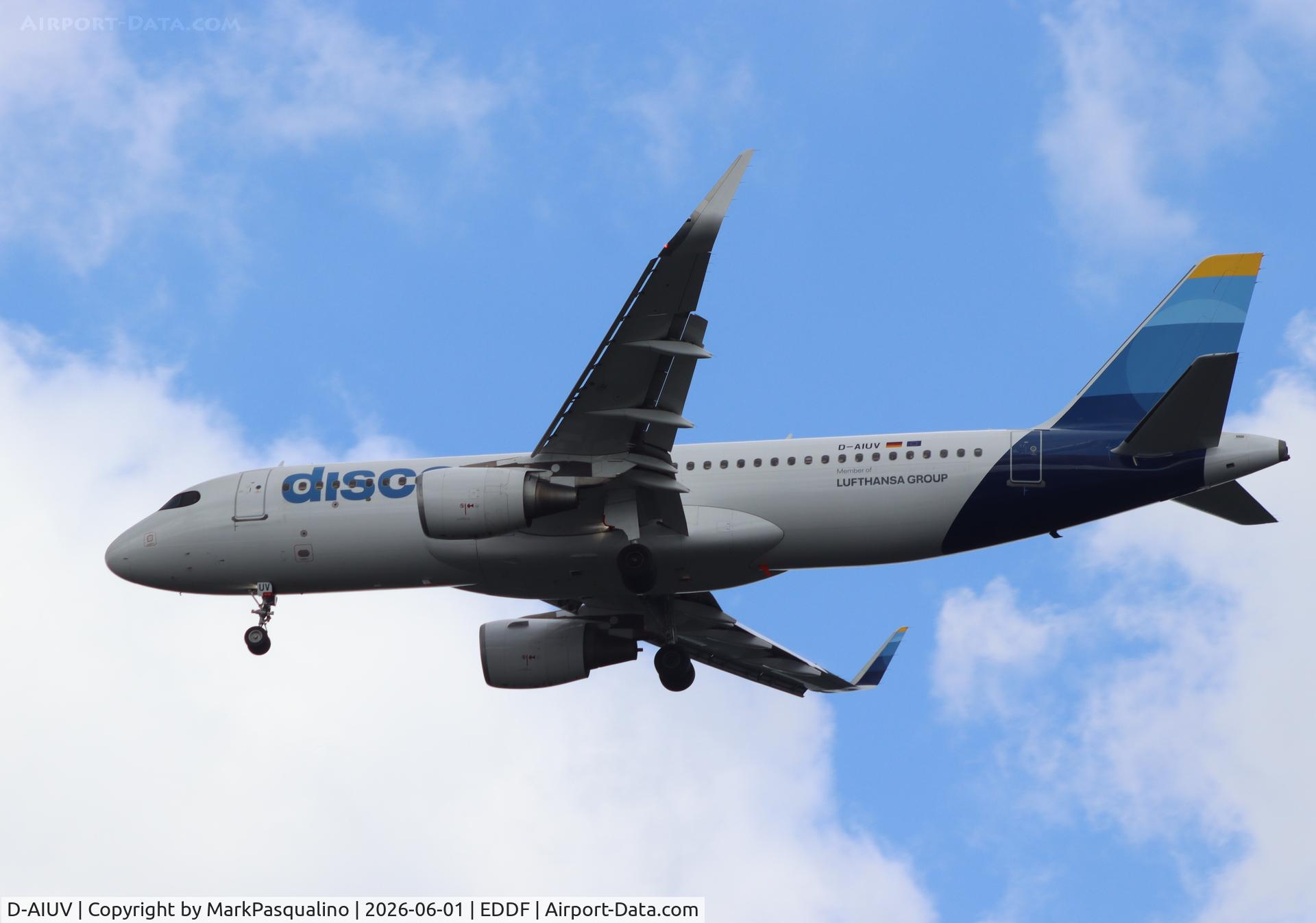 D-AIUV, 2016 Airbus A320-214, c/n 7174, Airbus A320-214