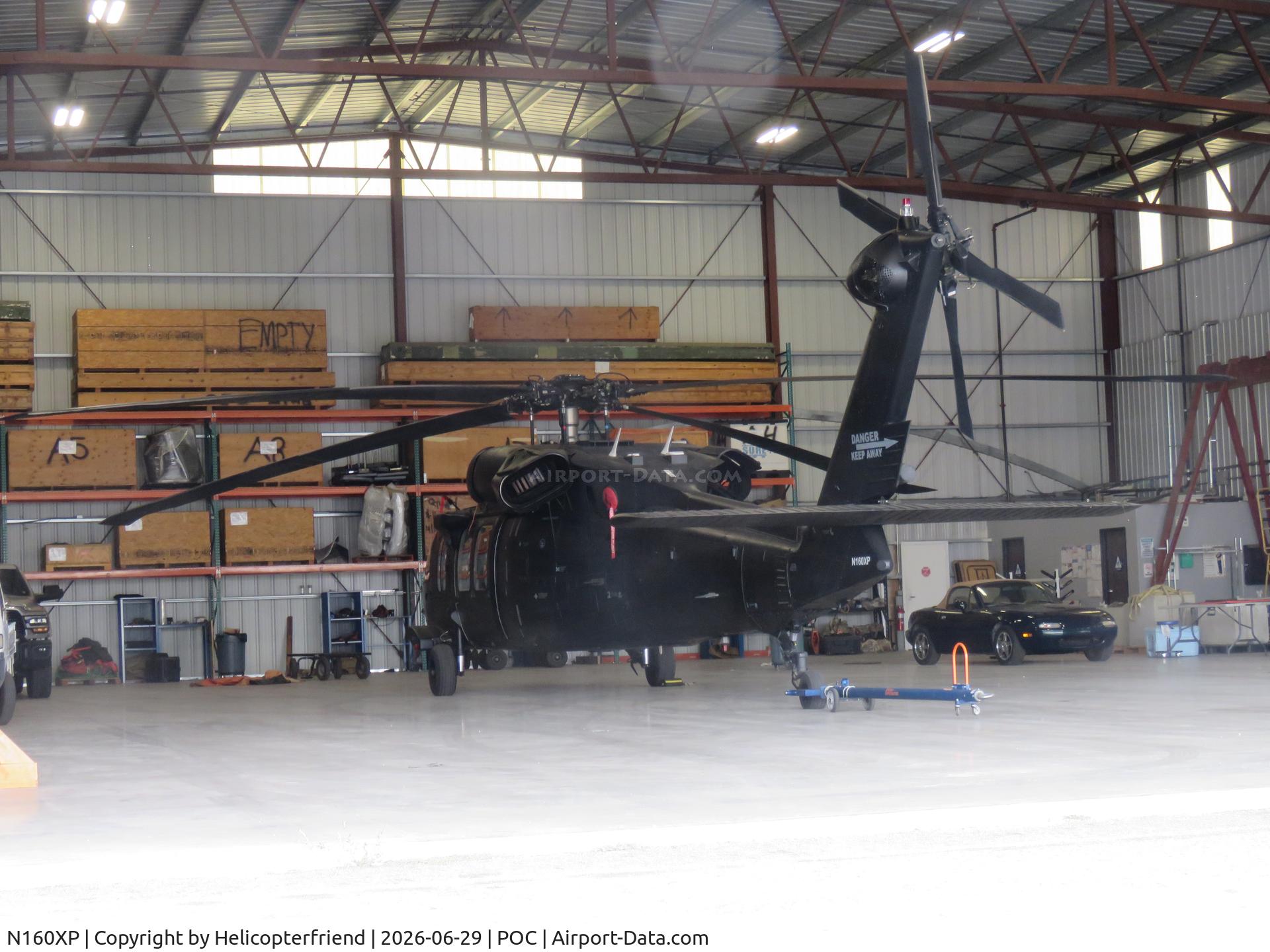 N160XP, 1985 Sikorsky EH-60A Black Hawk, c/n 70-1021, Parked in Hanger