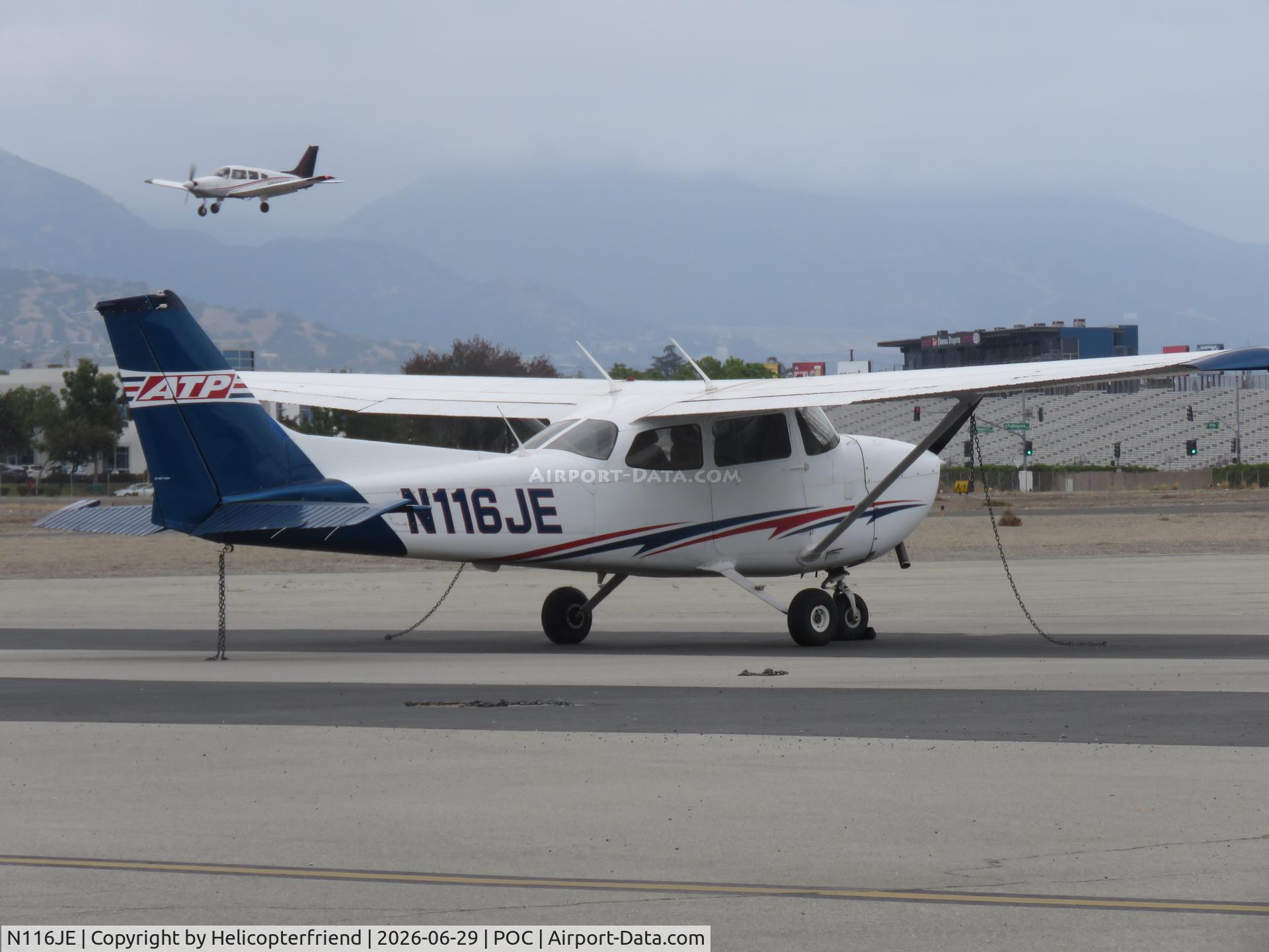 N116JE, 2018 Textron Aviation (Cessna) 172S, c/n 172S12167, Parked in ATP parking area