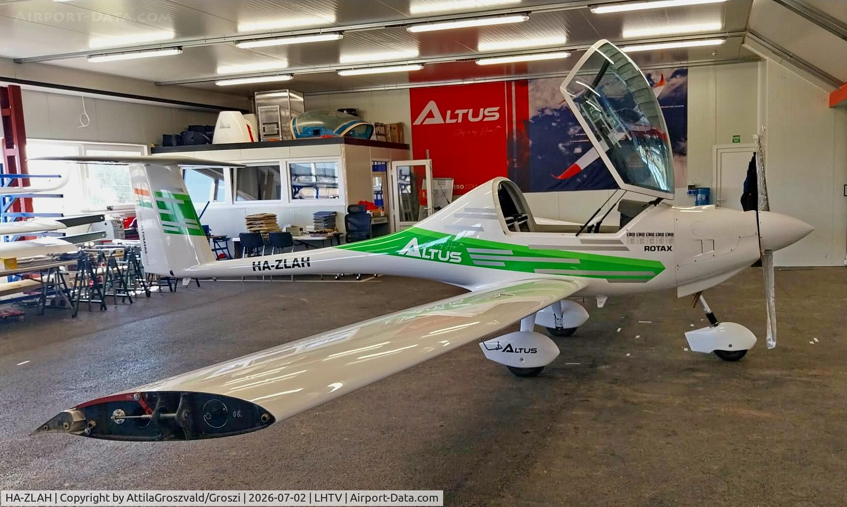 HA-ZLAH, 2026 Altus Aero Altus ST, c/n 007, LHTV Tótvázsony Airport, Kövesgyürpuszta, Hungary 