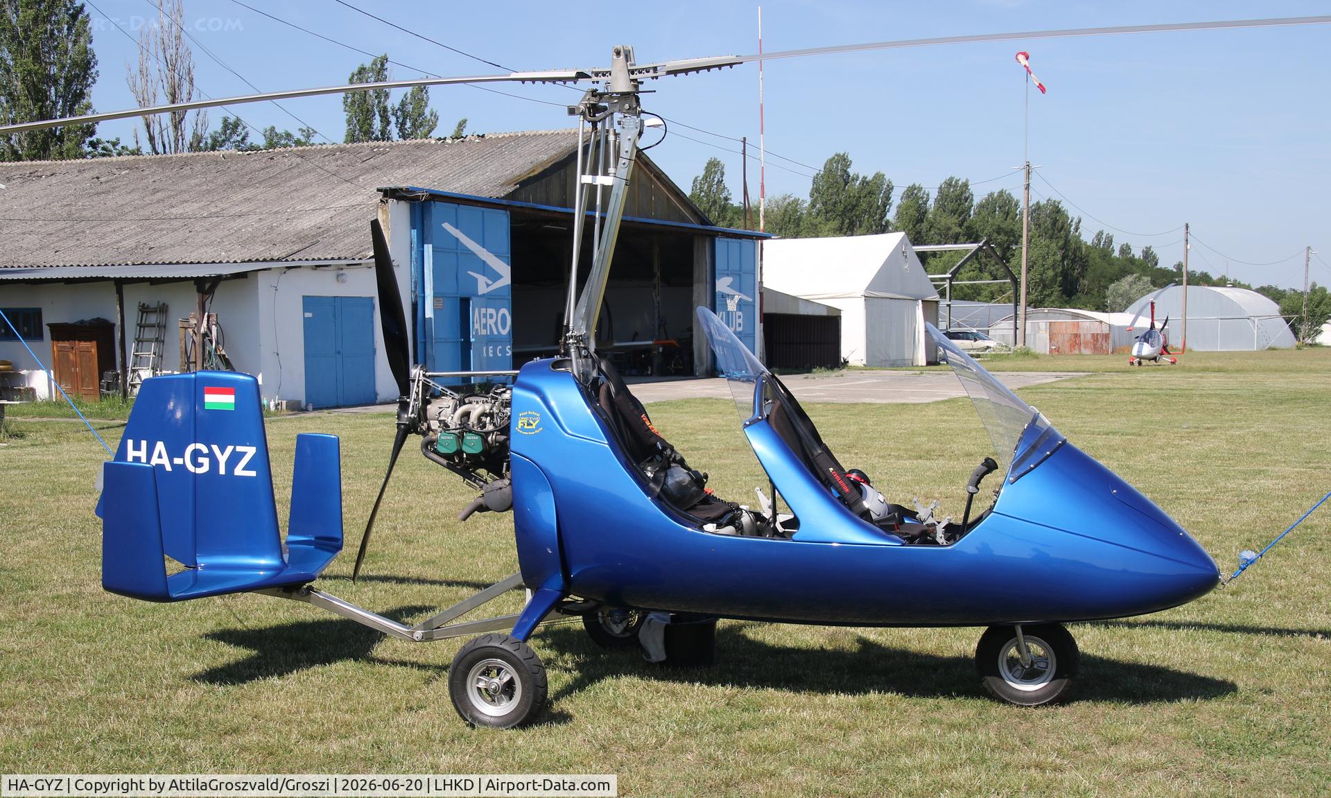 HA-GYZ, 2016 AutoGyro Europe MTOSport, c/n M01258, LHKD - Kecskéd Airport, Hungary