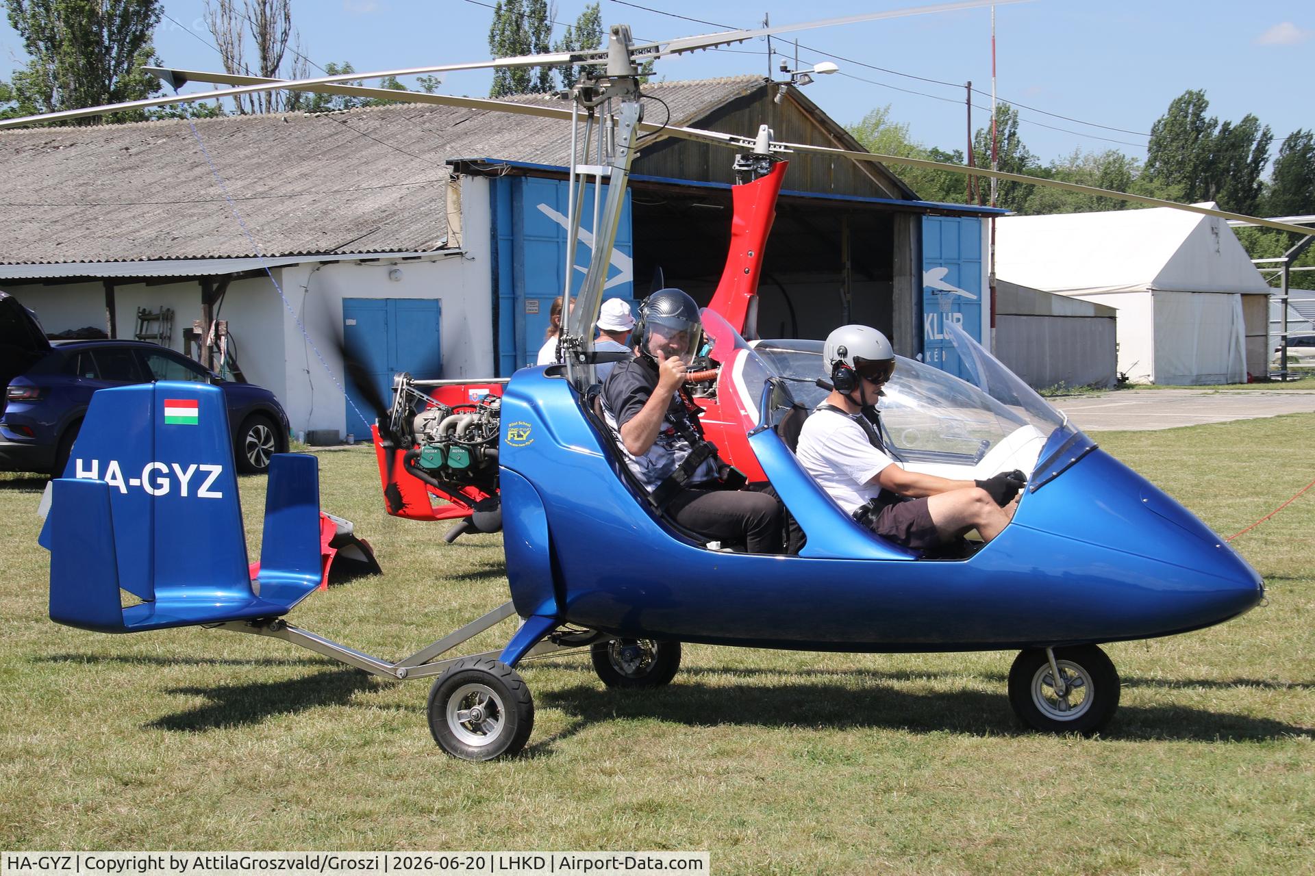 HA-GYZ, 2016 AutoGyro Europe MTOSport, c/n M01258, LHKD - Kecskéd Airport, Hungary