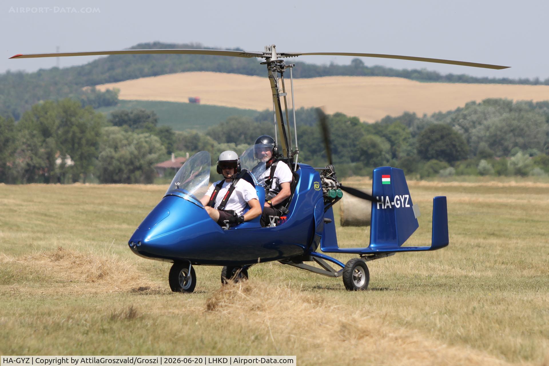 HA-GYZ, 2016 AutoGyro Europe MTOSport, c/n M01258, LHKD - Kecskéd Airport, Hungary