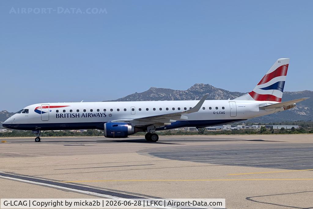 G-LCAG, 2012 Embraer ERJ 190-100 SR, c/n 19000560, Parked