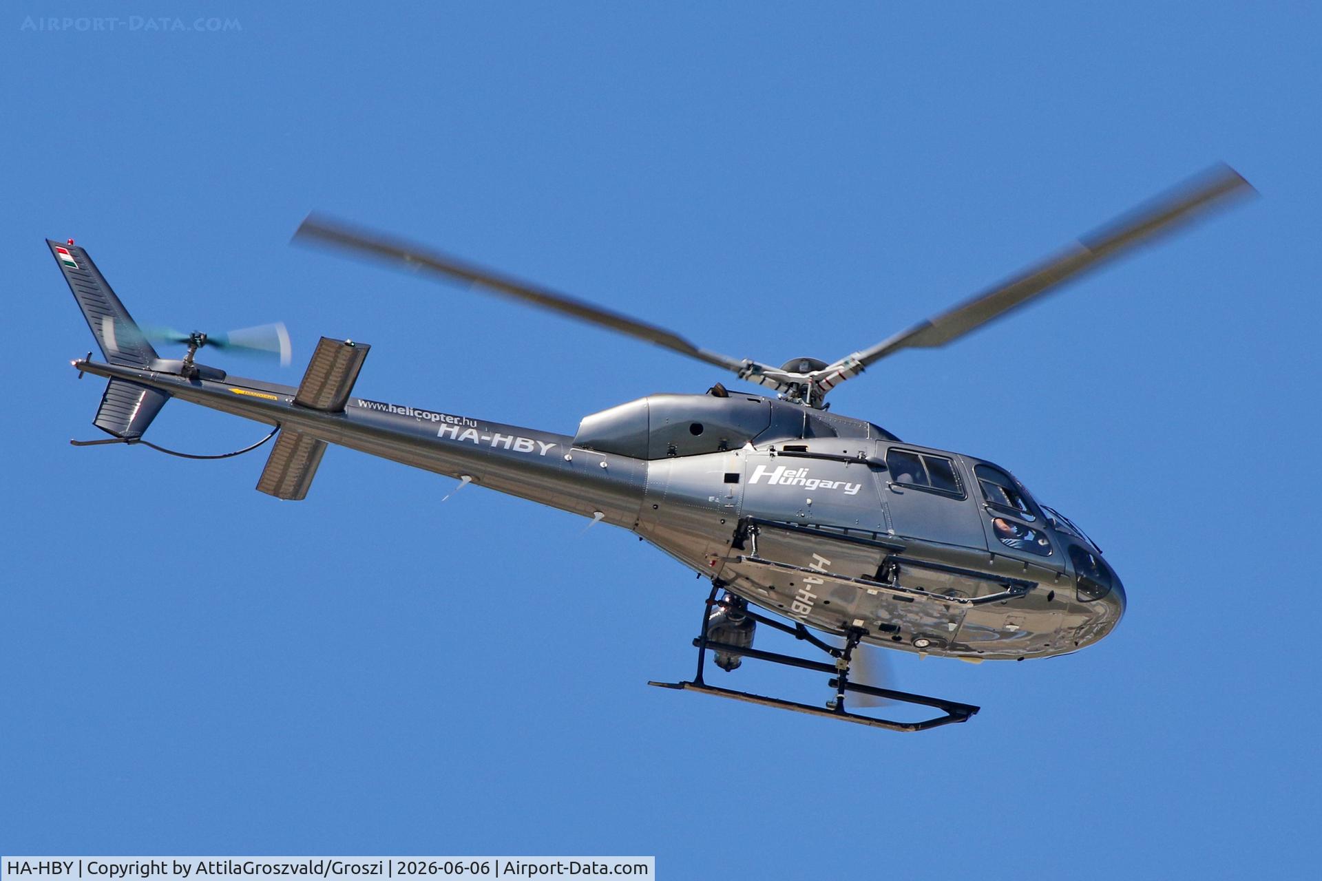 HA-HBY, Aerospatiale AS-355F-2 Ecureuil 2, c/n 5528, Balatonfökajár Airport, Hungary