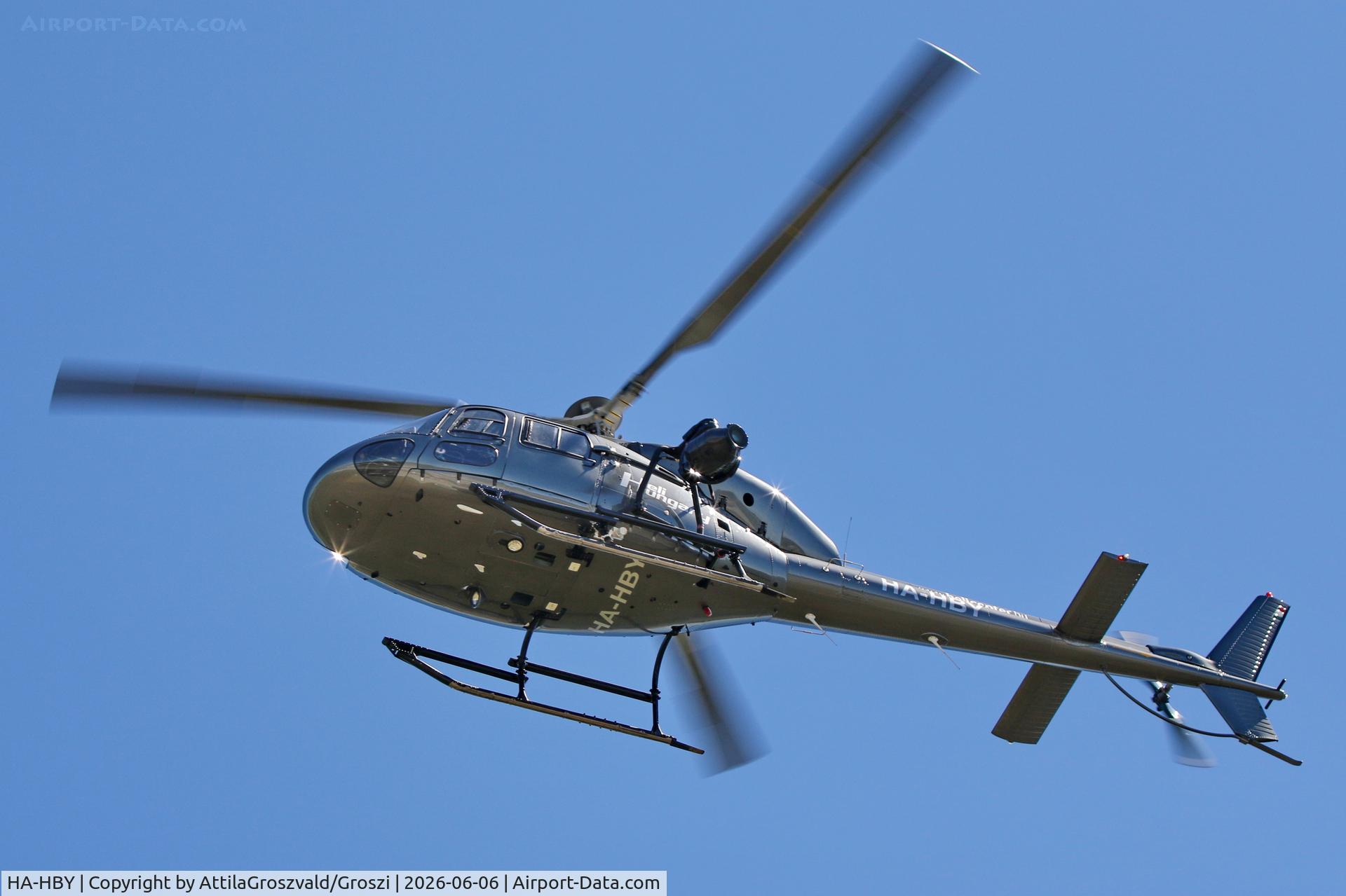 HA-HBY, Aerospatiale AS-355F-2 Ecureuil 2, c/n 5528, Balatonfökajár Airport, Hungary
