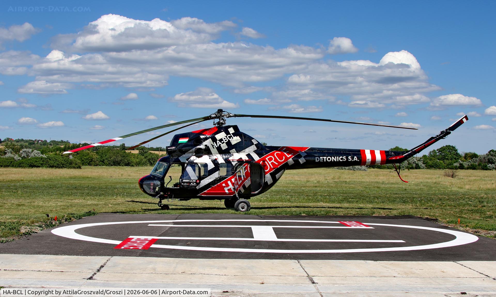 HA-BCL, 1974 Mil (PZL-Swidnik) Mi-2, c/n 563820114, Balatonfökajár Airport, Hungary