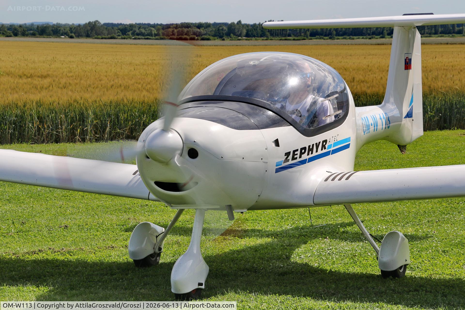 OM-W113, 2001 ATEC 122 Zephyr 2000, c/n Z-020697, Becsehely-Mura Airport, Hungary