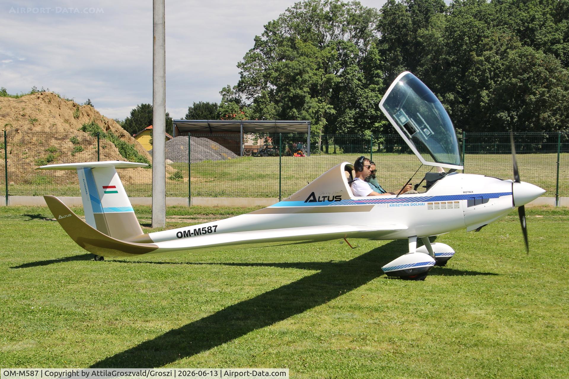 OM-M587, 2023 Altus Aero Altus, c/n 002, Becsehely-Mura Airport, Hungary