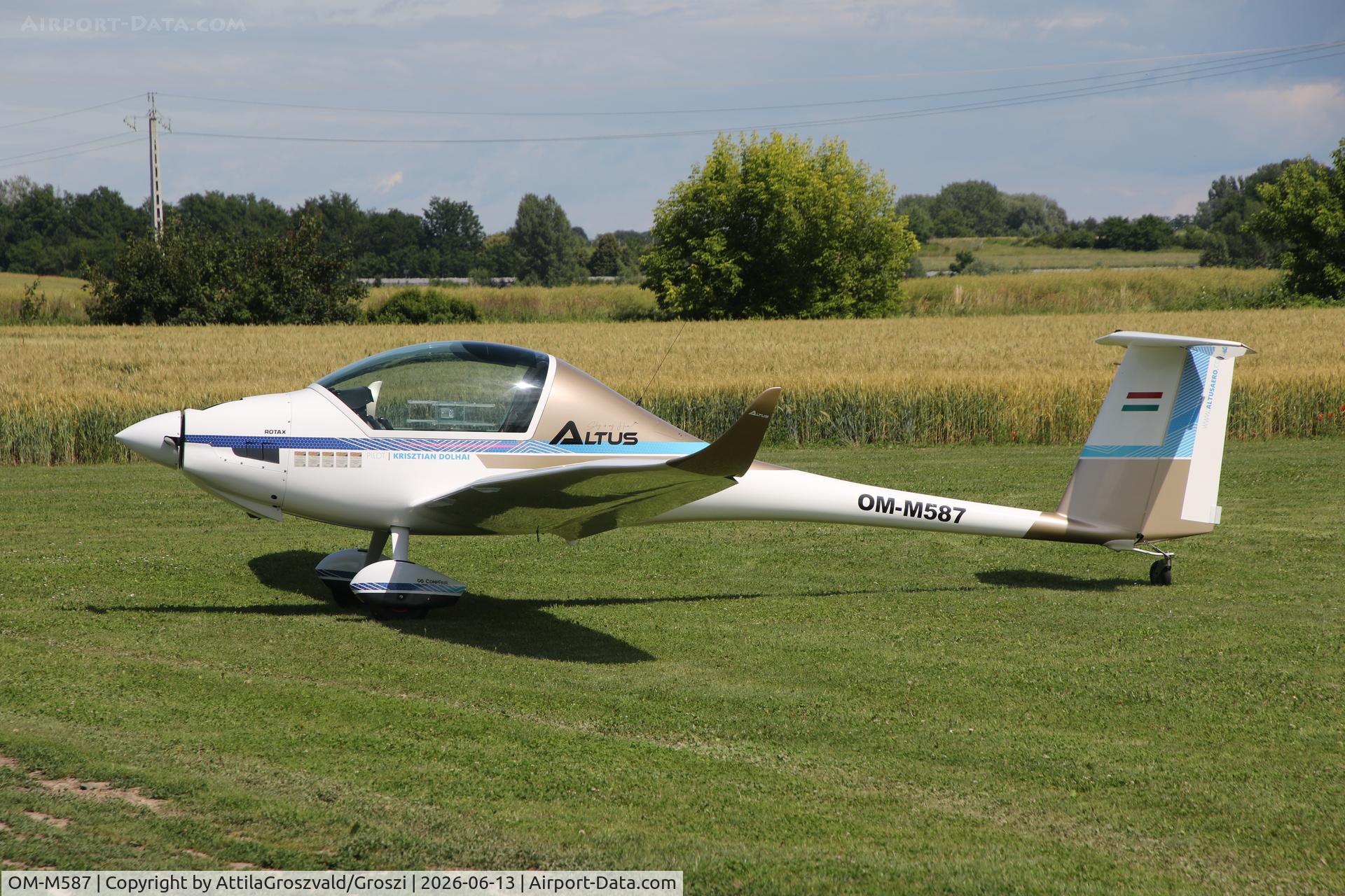 OM-M587, 2023 Altus Aero Altus, c/n 002, Becsehely-Mura Airport, Hungary