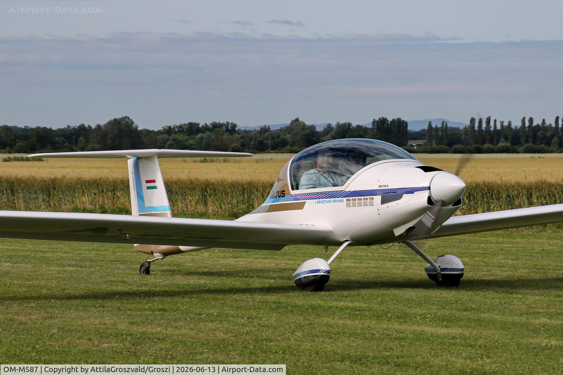 OM-M587, 2023 Altus Aero Altus, c/n 002, Becsehely-Mura Airport, Hungary