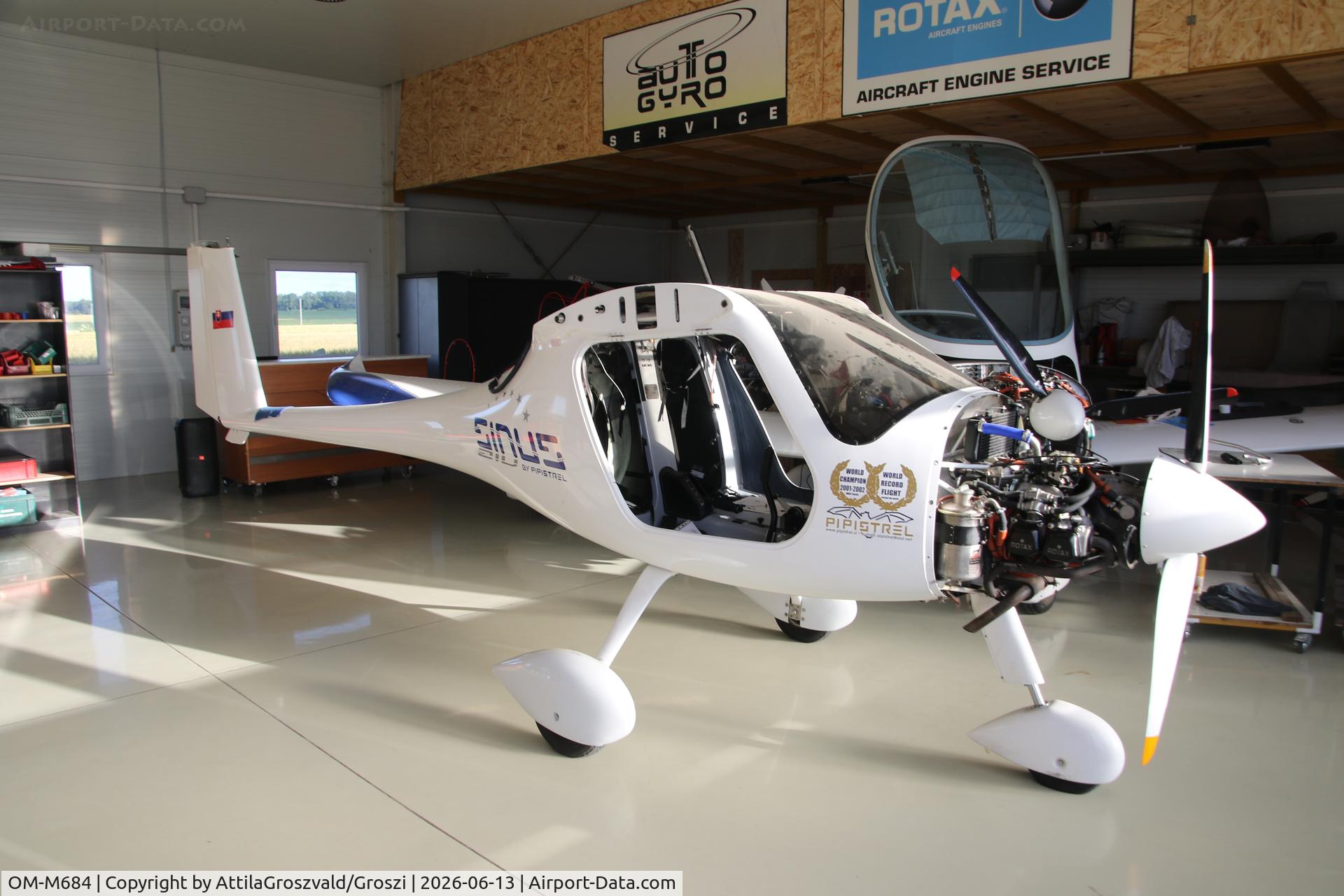 OM-M684, Pipistrel Sinus 912, c/n 061V912, Becsehely-Mura Airport, Hungary