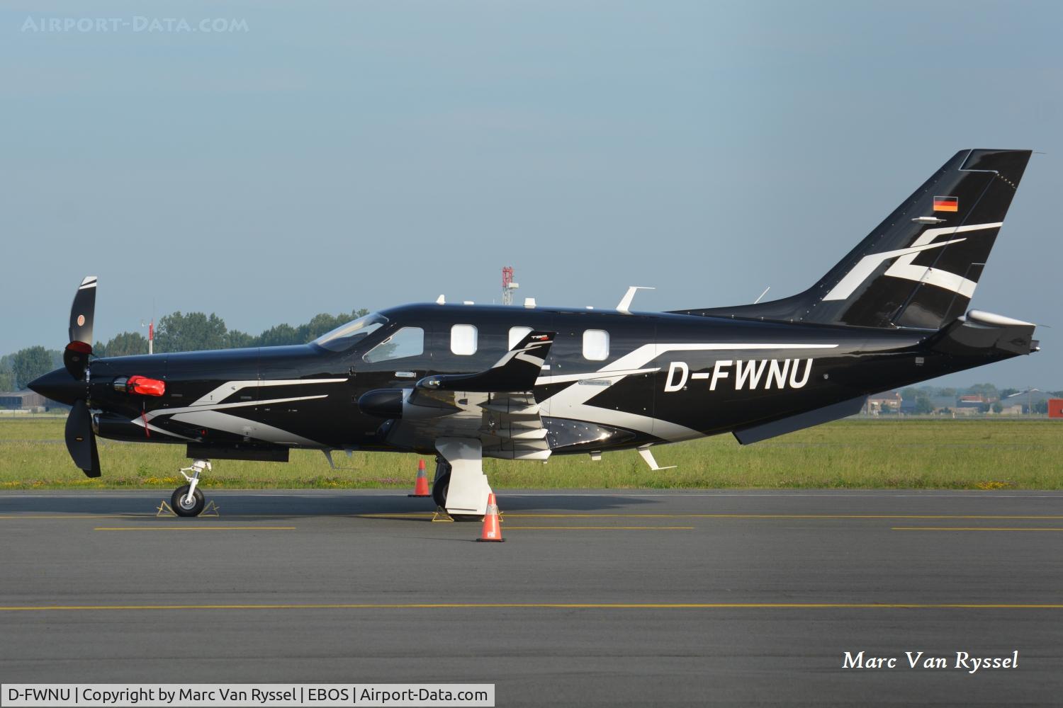 D-FWNU, 2026 Daher TBM-980, c/n 1647, At Ostend Airport on 21-06-2026.