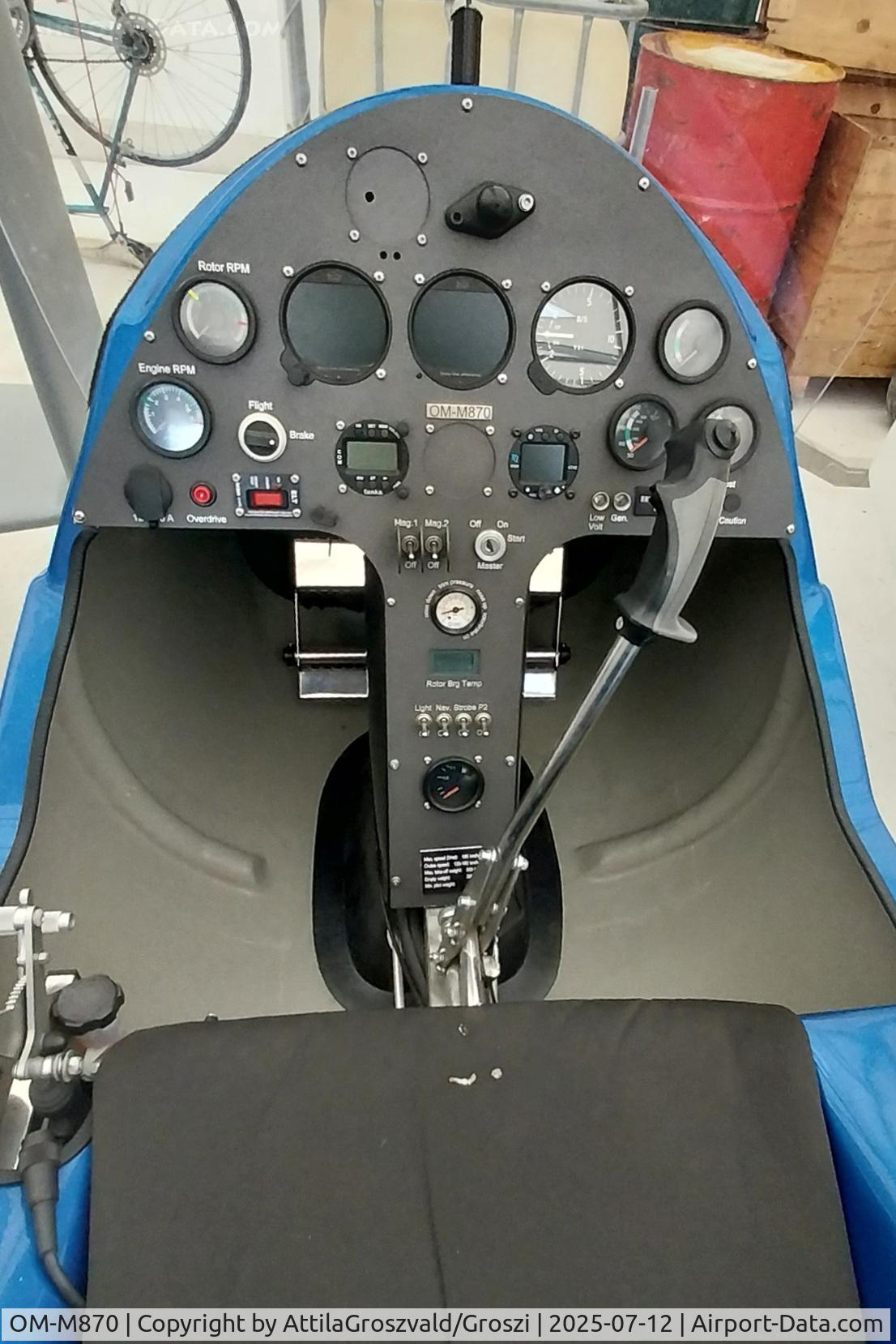 OM-M870, AutoGyro Europe MTOsport, c/n M01138, Becsehely-Mura Airport, Hungary